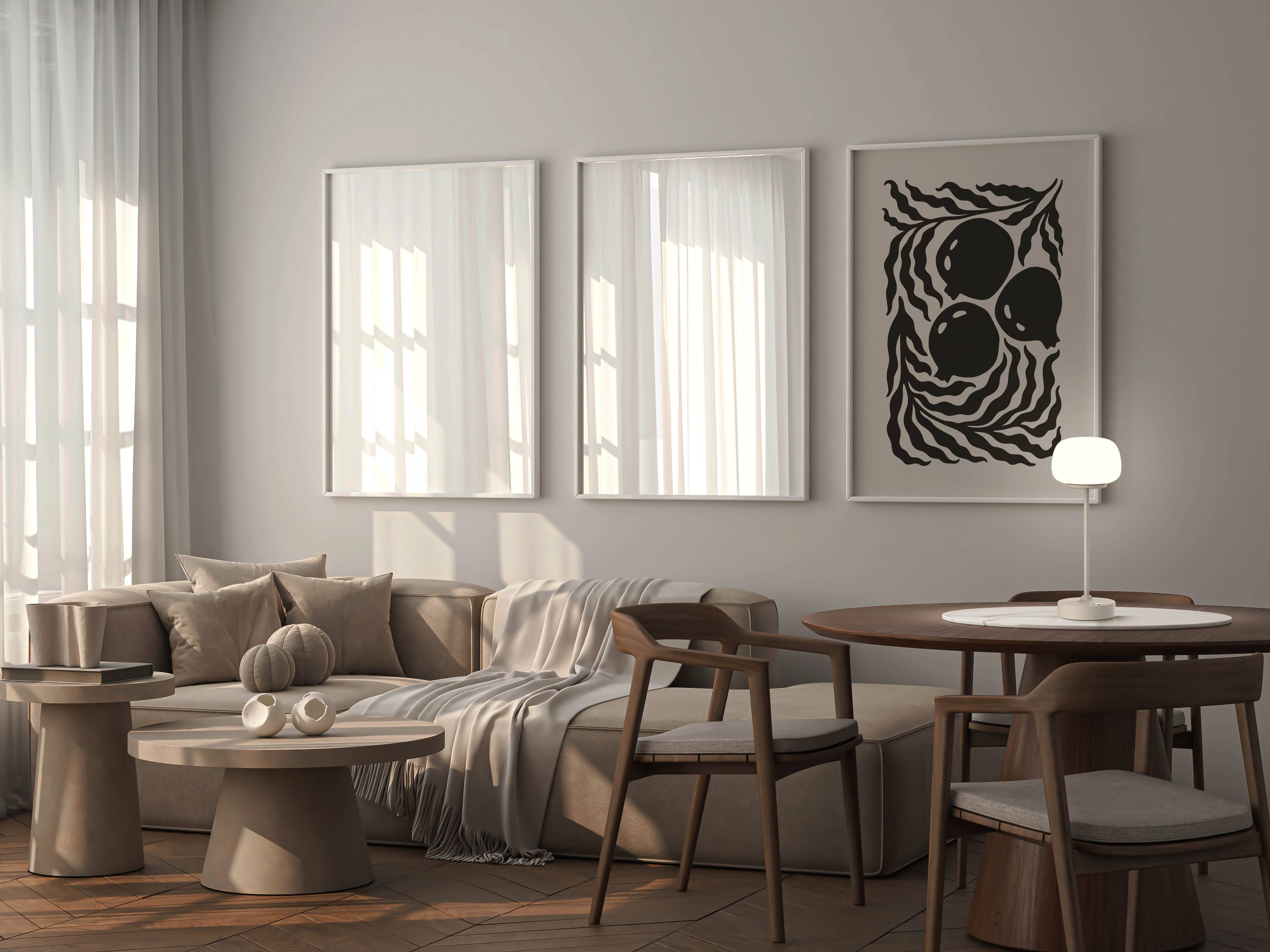 LED Akku-/ Tischleuchte "PINA" beige