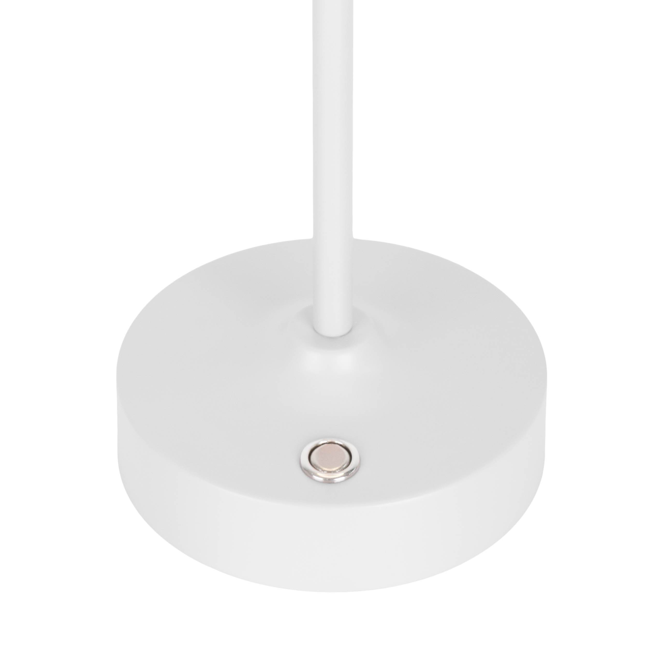 LED Akku-/ Tischleuchte "PINA" weiß