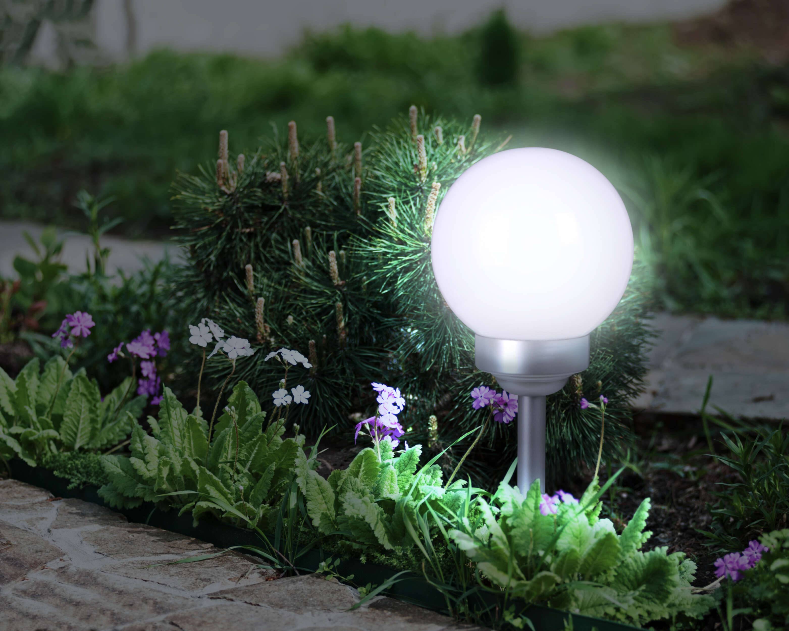LED Außen Kugelerdspieß "BALL" D: 25 cm