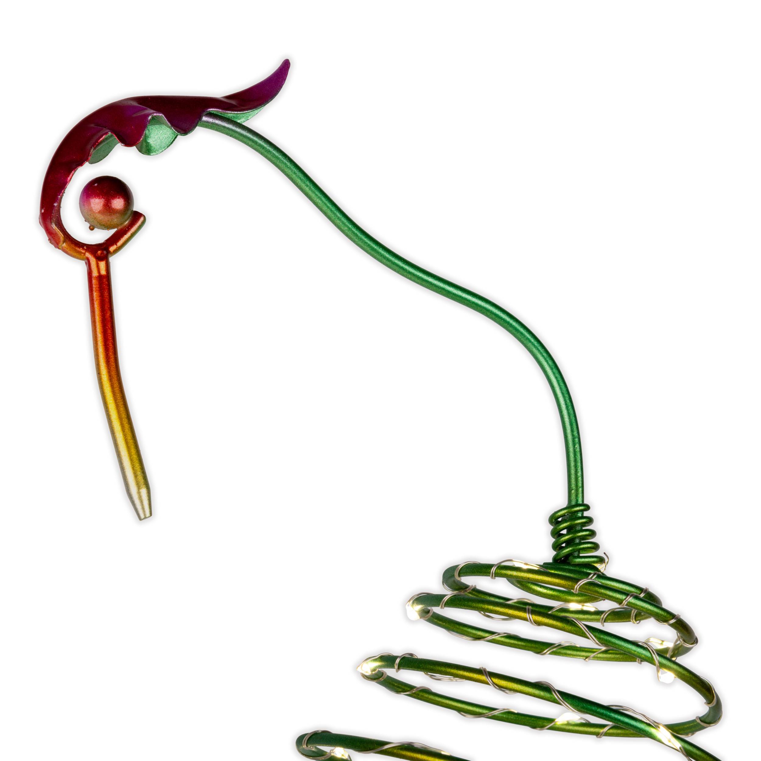 Deko-Solar-Erdspieß "KRANICH" h: 86cm