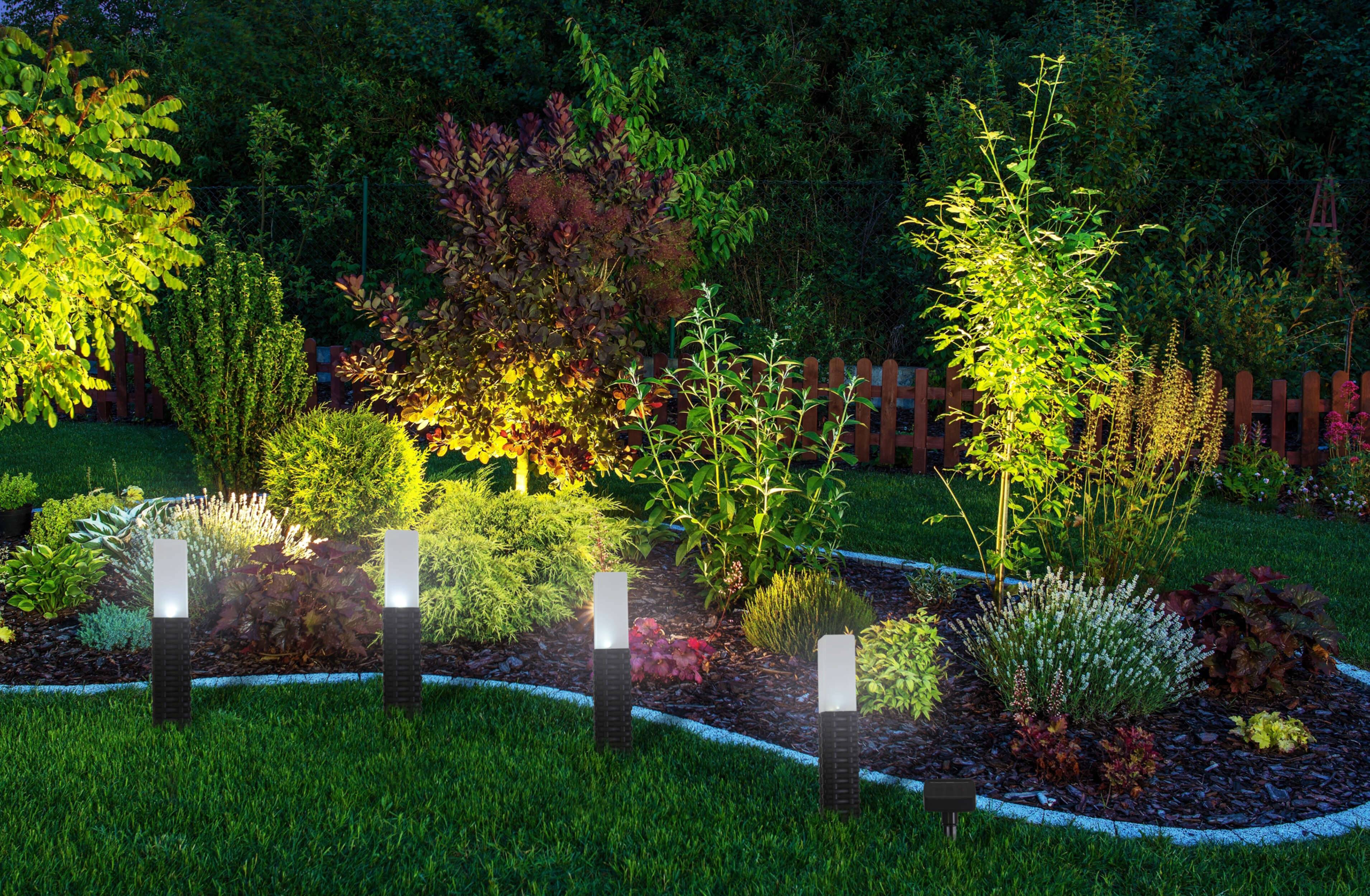 4er-Set LED-Outdoor-Erdspieß "MERLE"