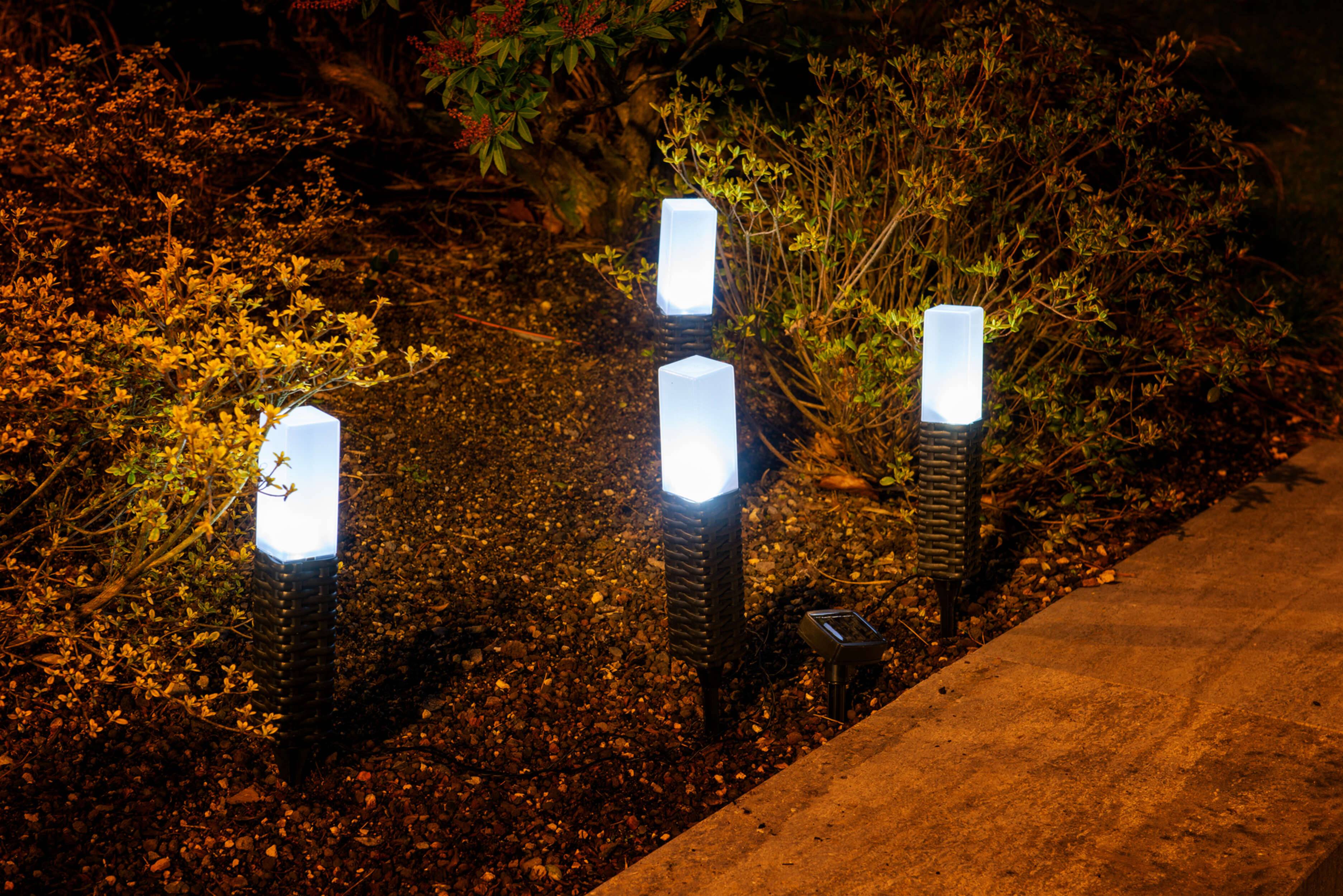 4er-Set LED-Outdoor-Erdspieß "MERLE"