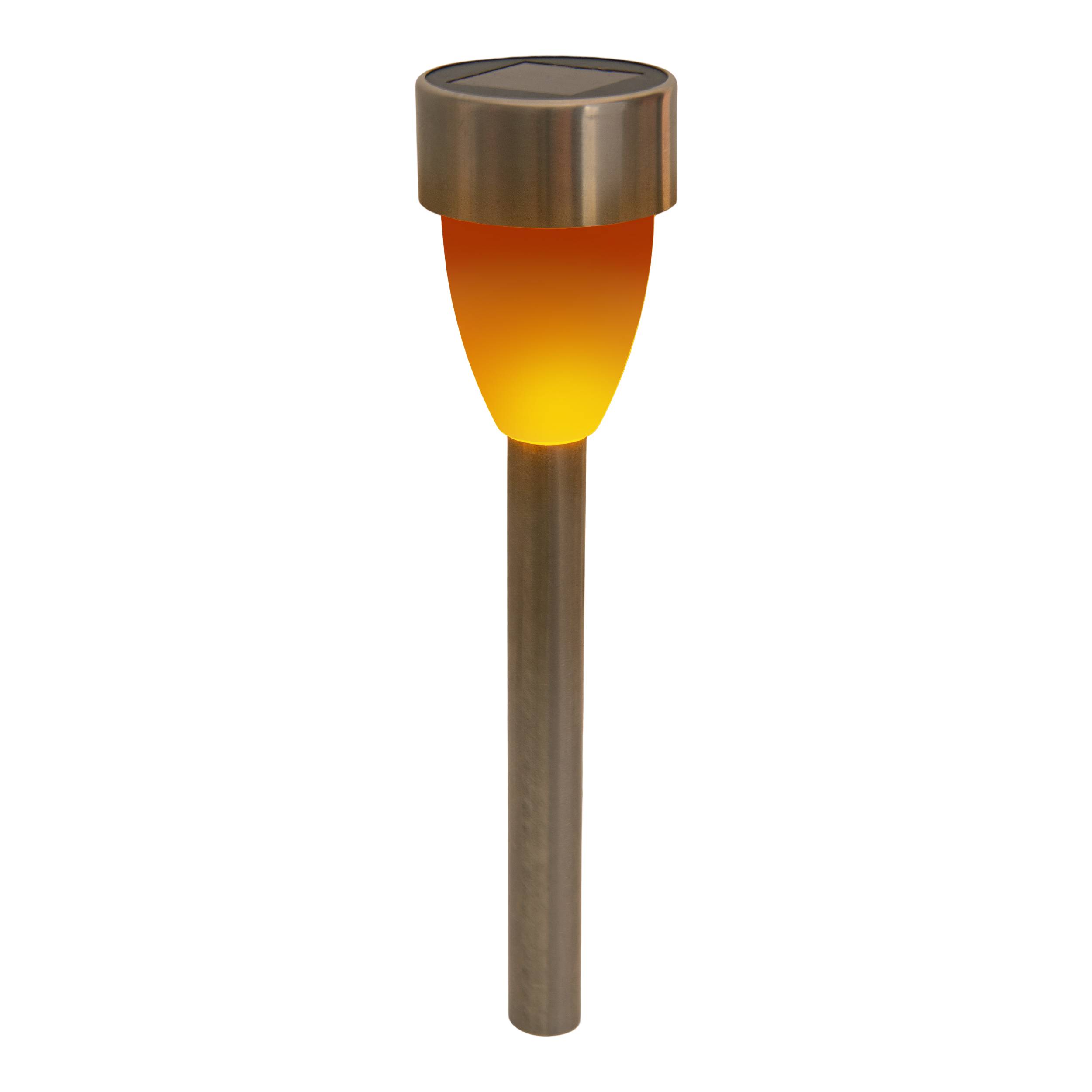 6er-Set LED-Solar-Außenleuchte "CYRAL" inkl. Erdspieß