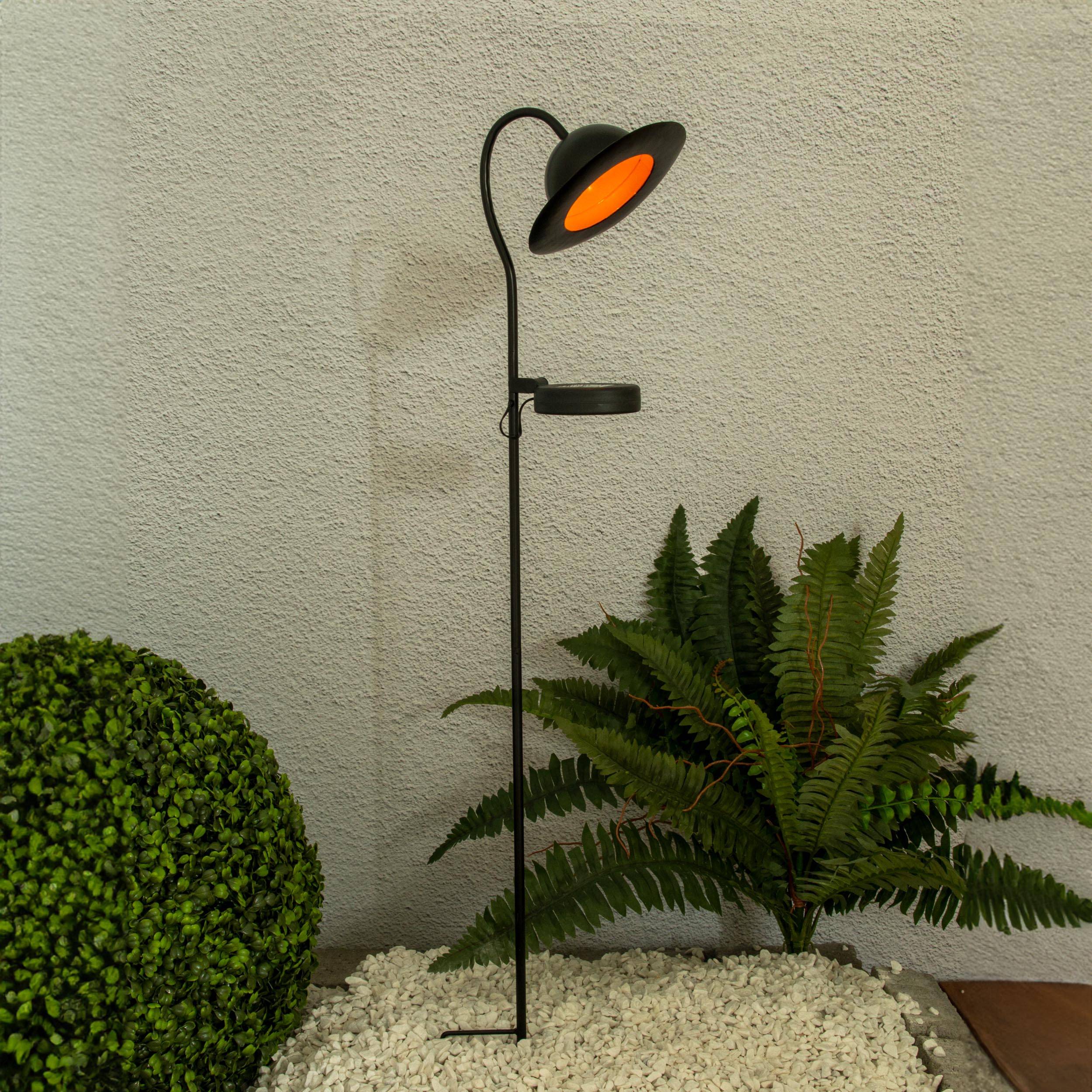 LED Solarleuchte "BOWLER" mit Erdspieß