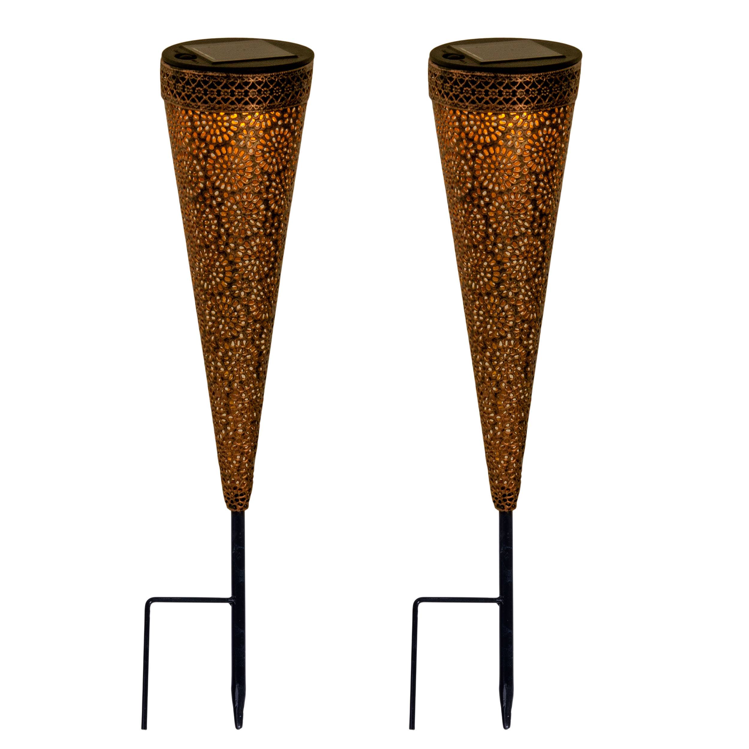 2er-Set LED Solarleuchte "PAULA"