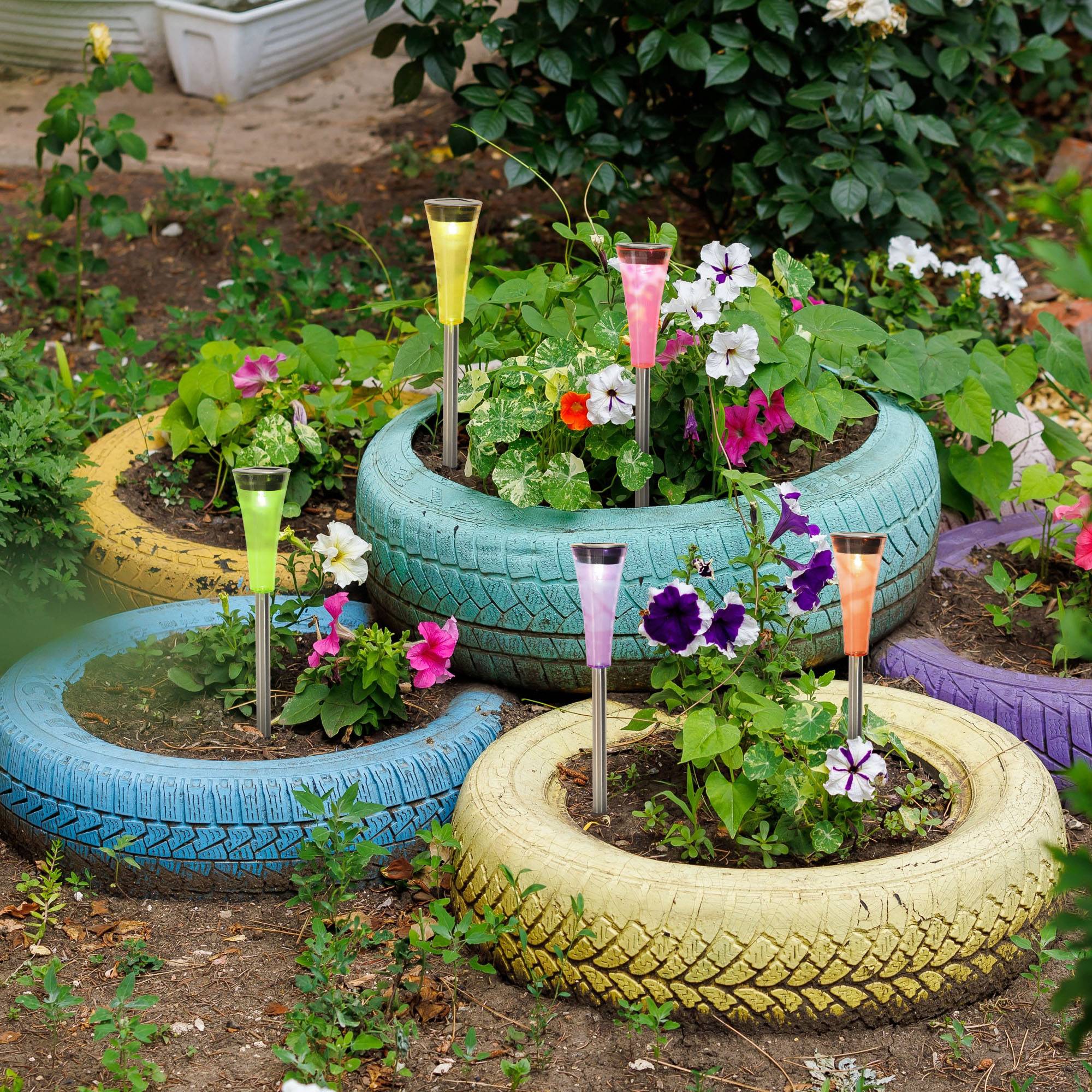 LED Solarleuchte "MULTI" (5er Set)