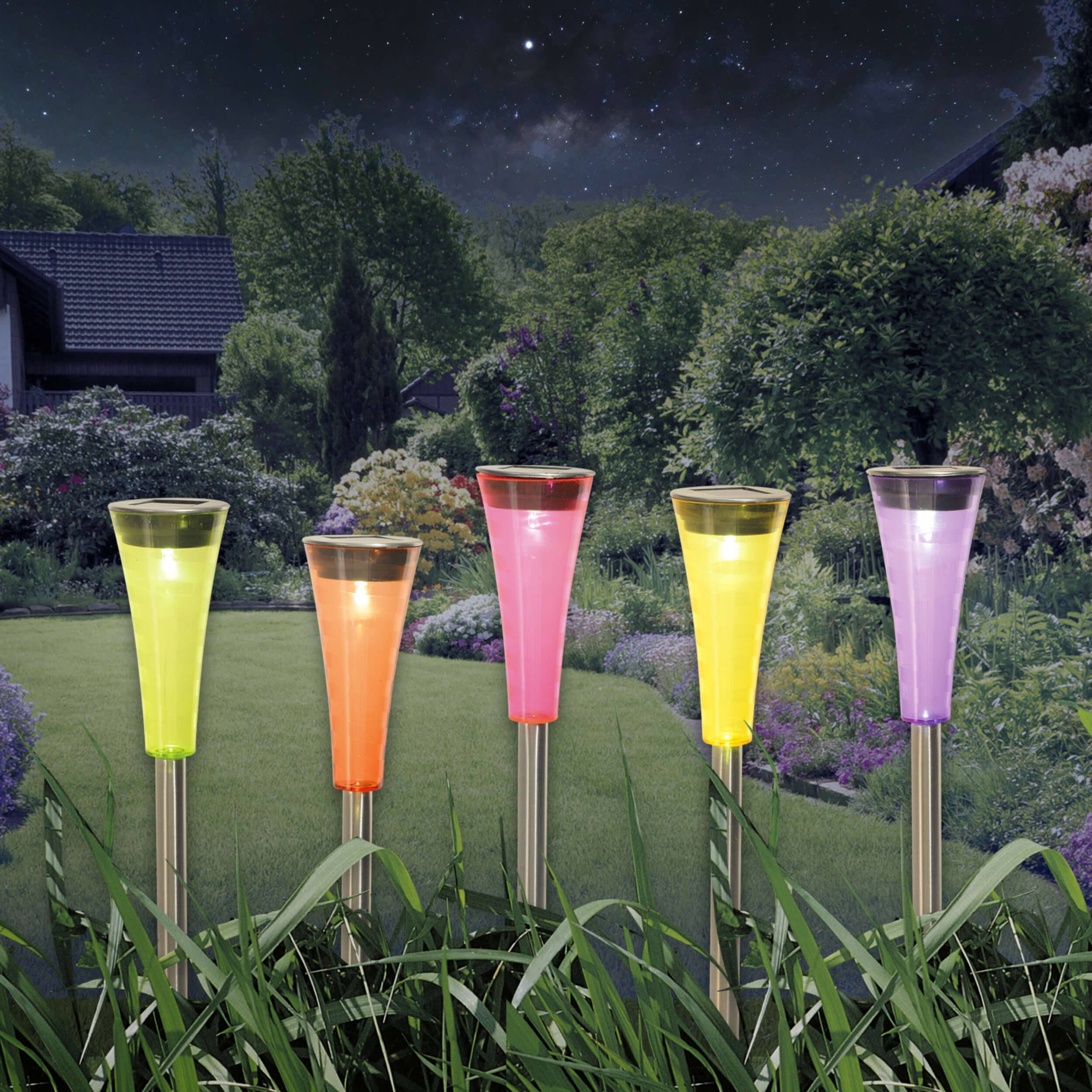 LED Solarleuchte "MULTI" (5er Set)