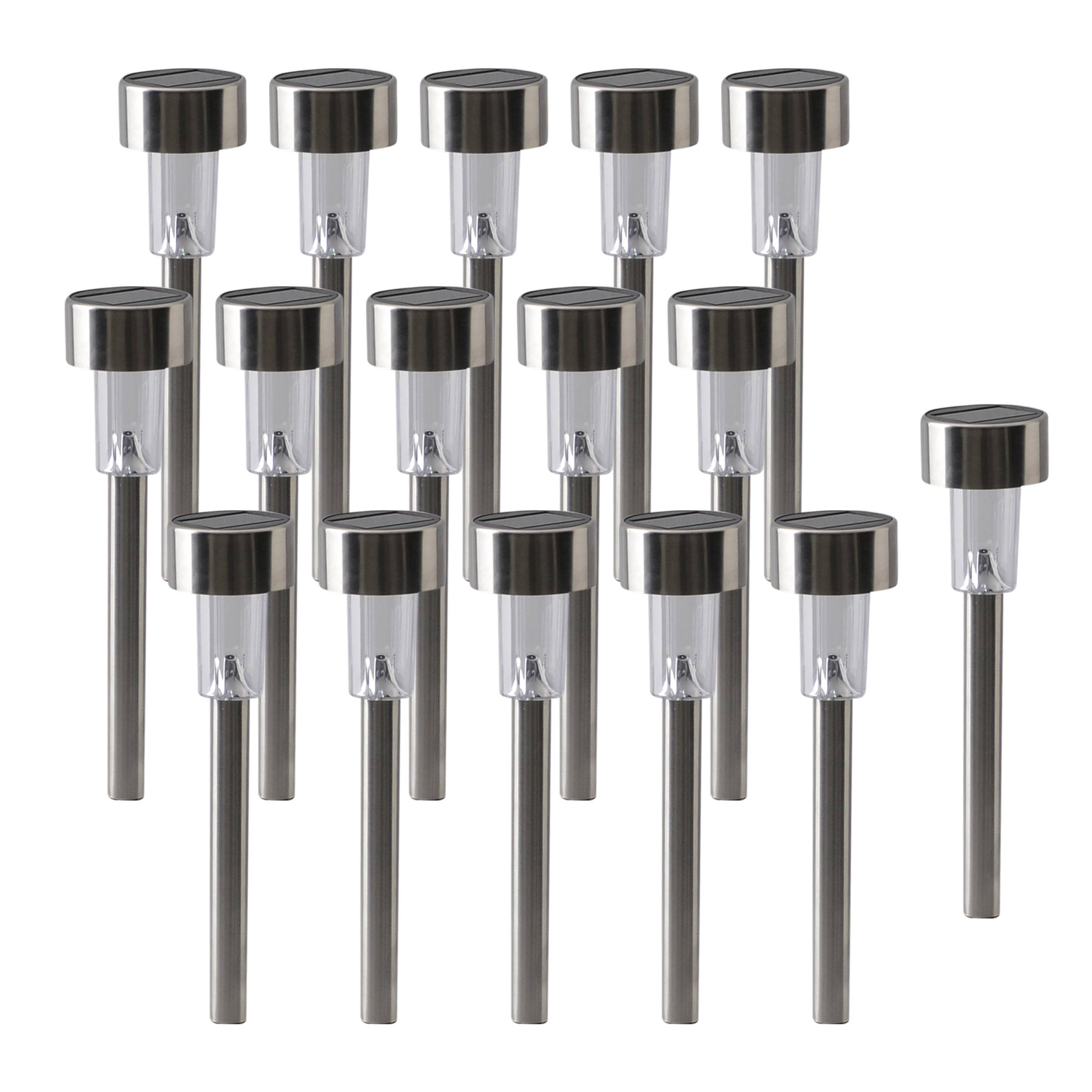 16er-Set LED-Solar-Erdspieß