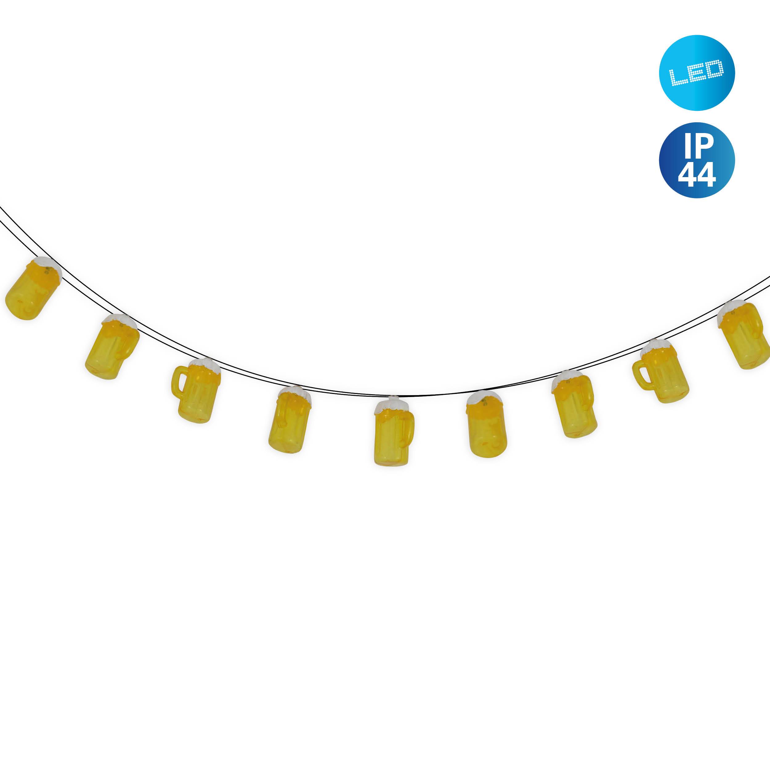 LED-Lichterkette "BIERKRUG"