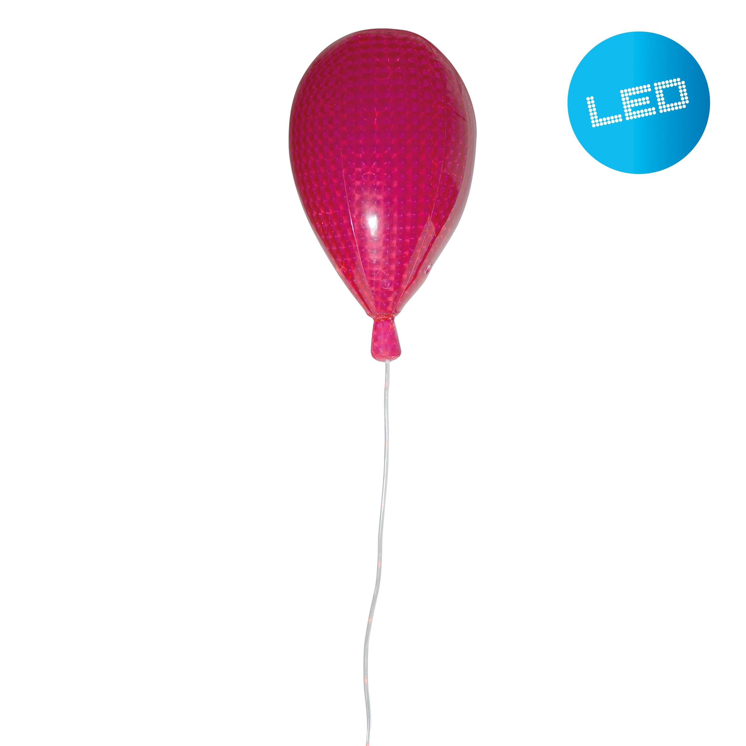 LED Dekoballon USB pink