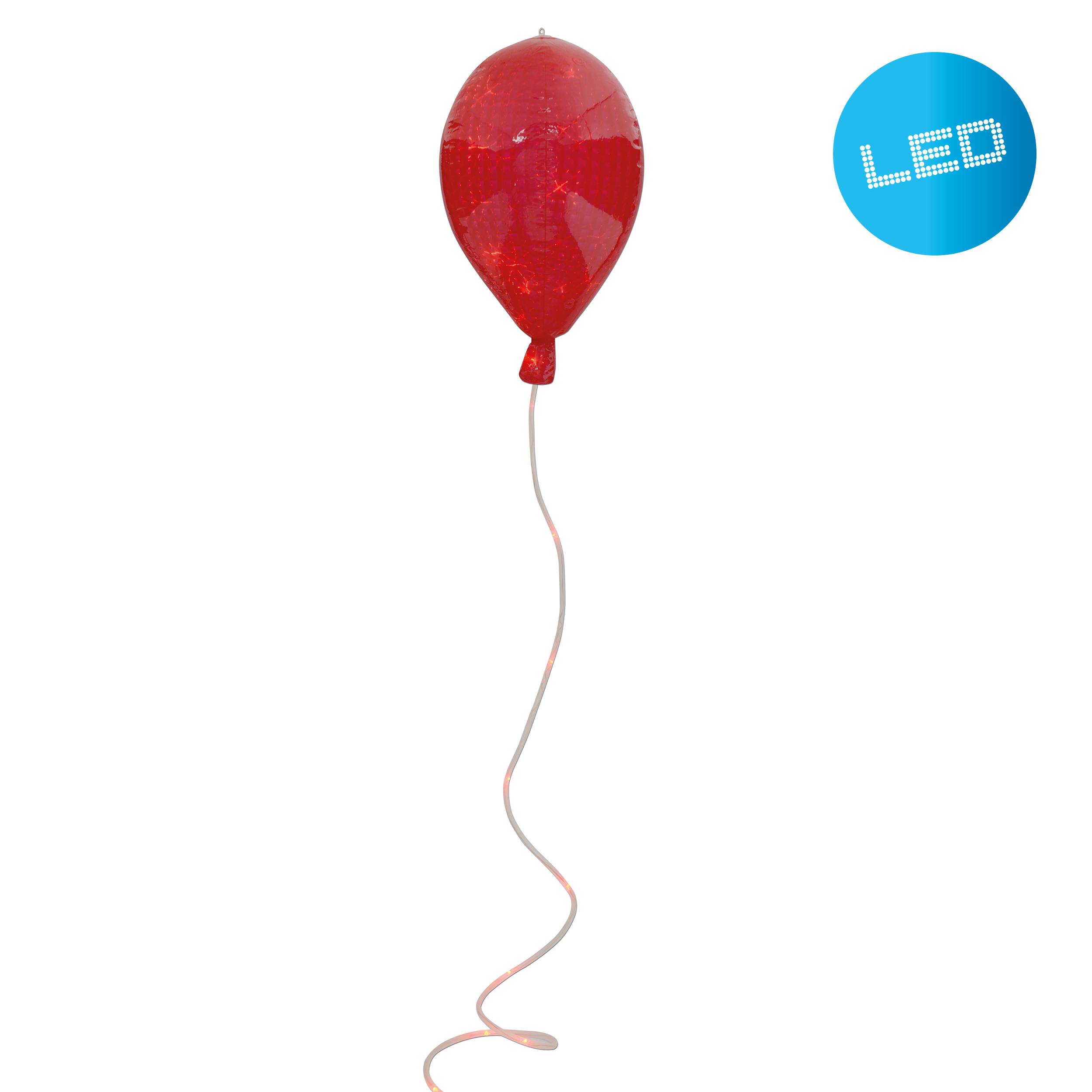 LED Dekoballon USB rot