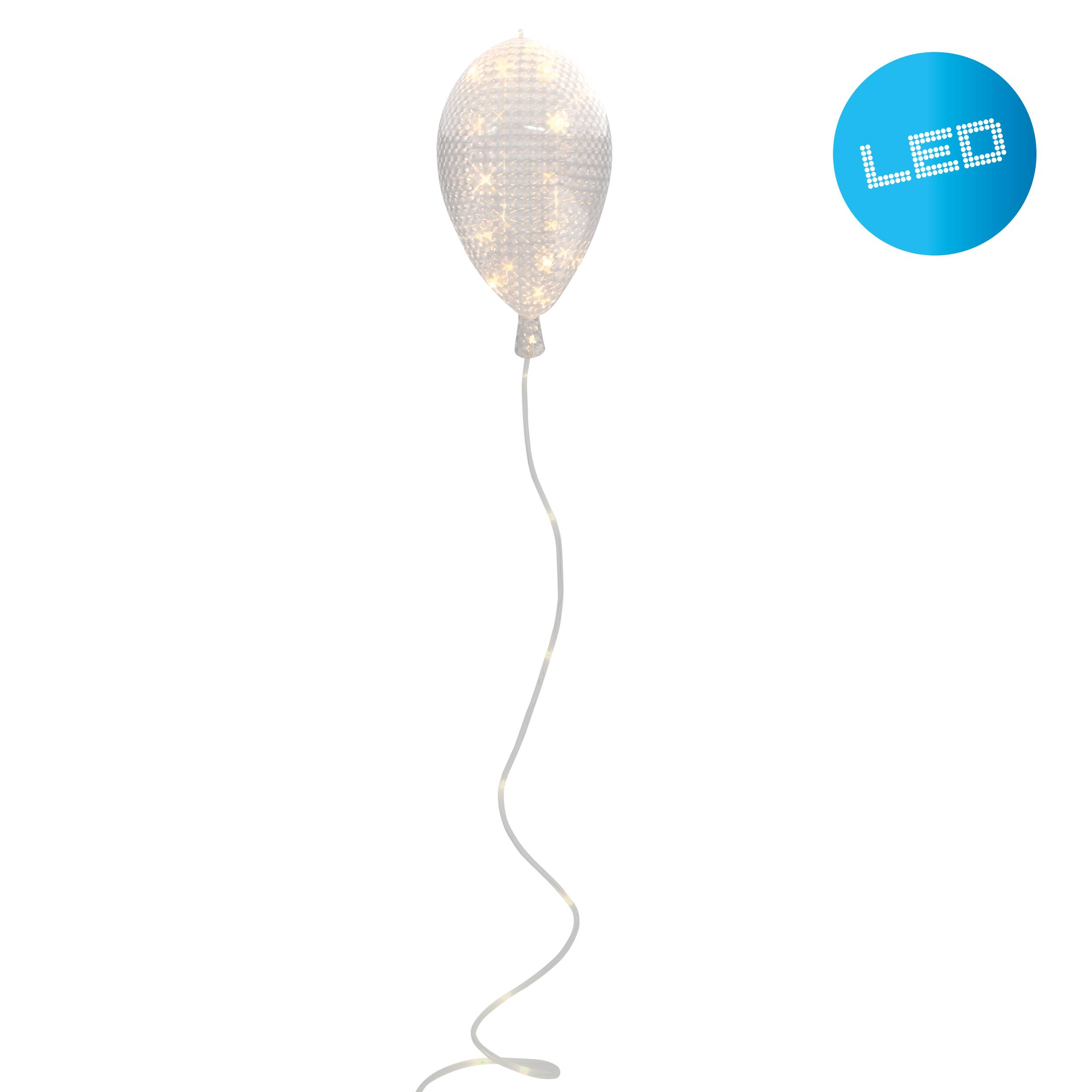 LED Dekoballon USB weiß
