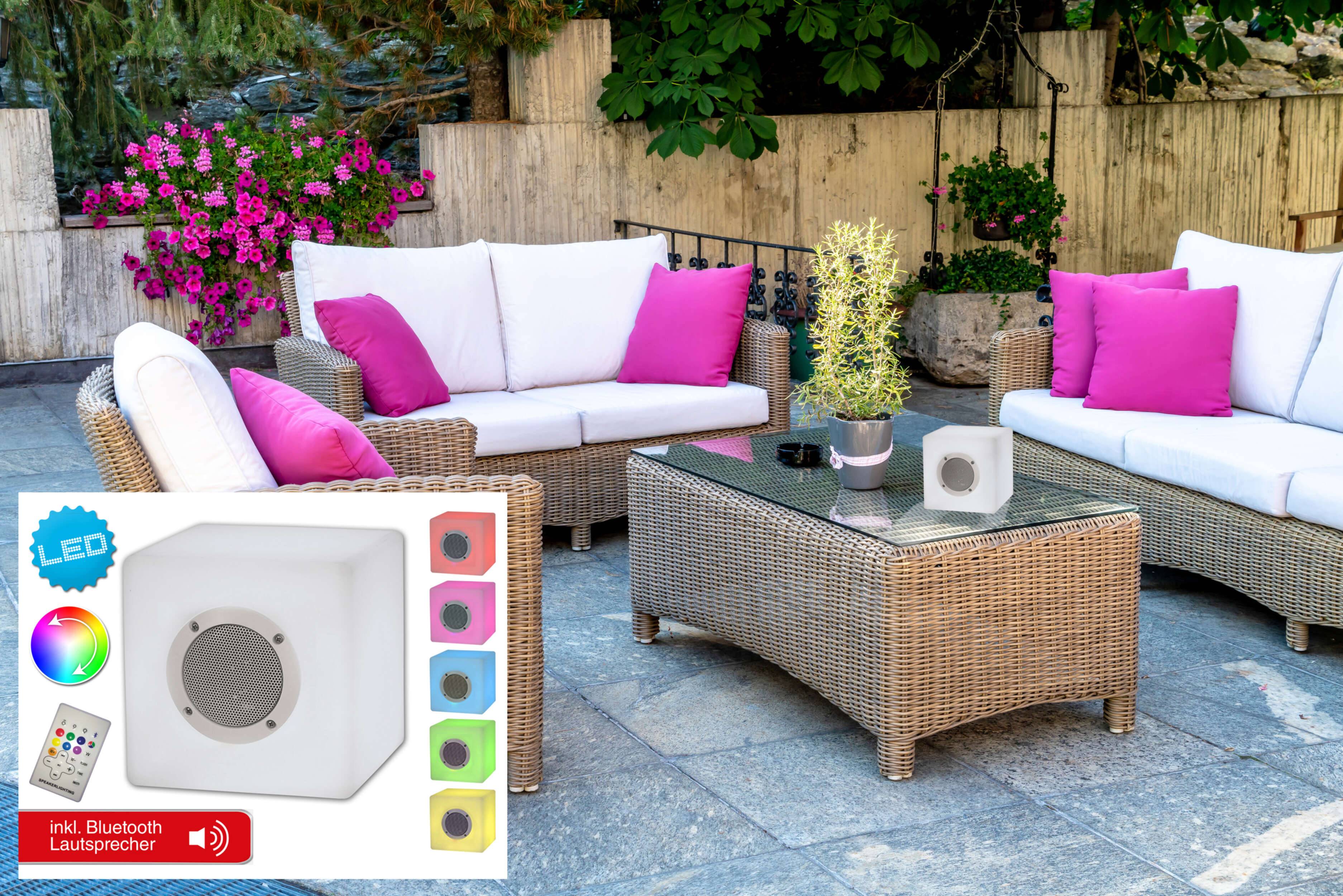 Deko-Würfel mit Bluetooth "CUBE"