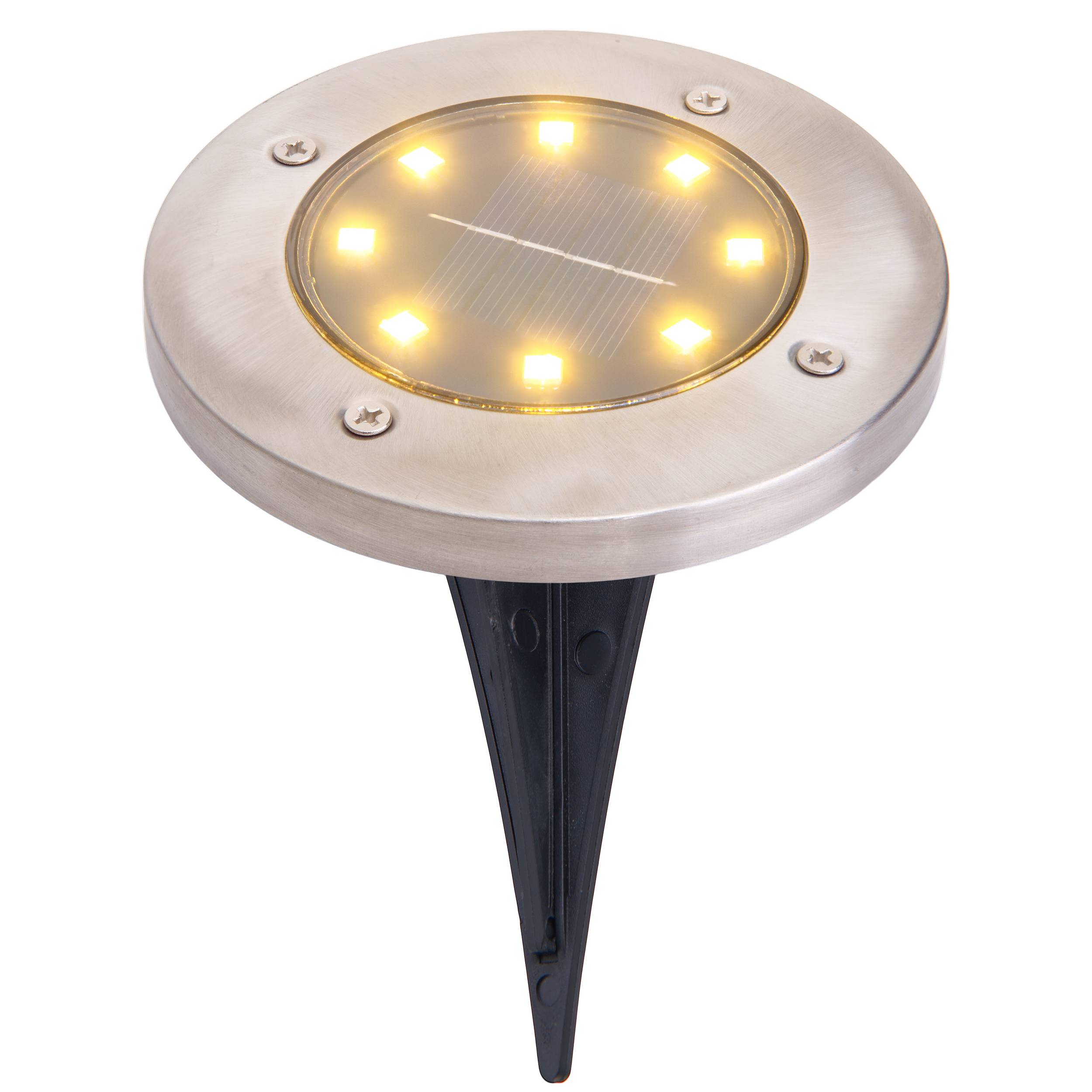 6er-Set LED Solar-Boden-Erdspieß "KIAN"