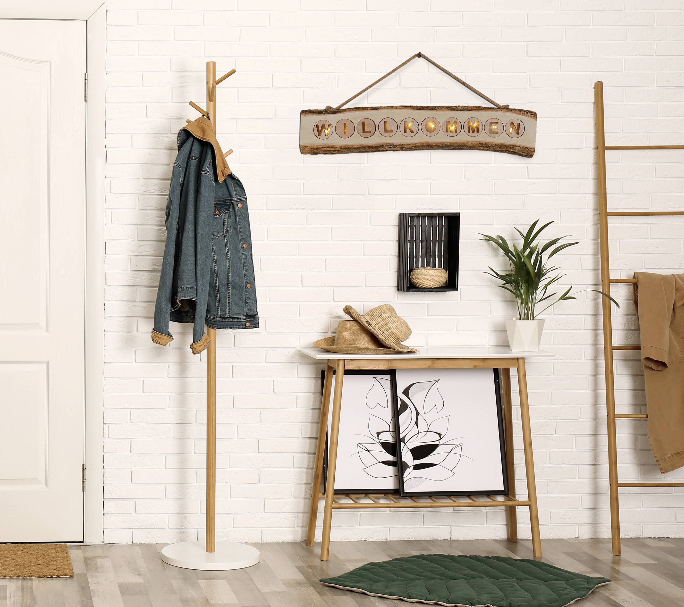 LED-Dekoleuchte "WILLKOMMEN"