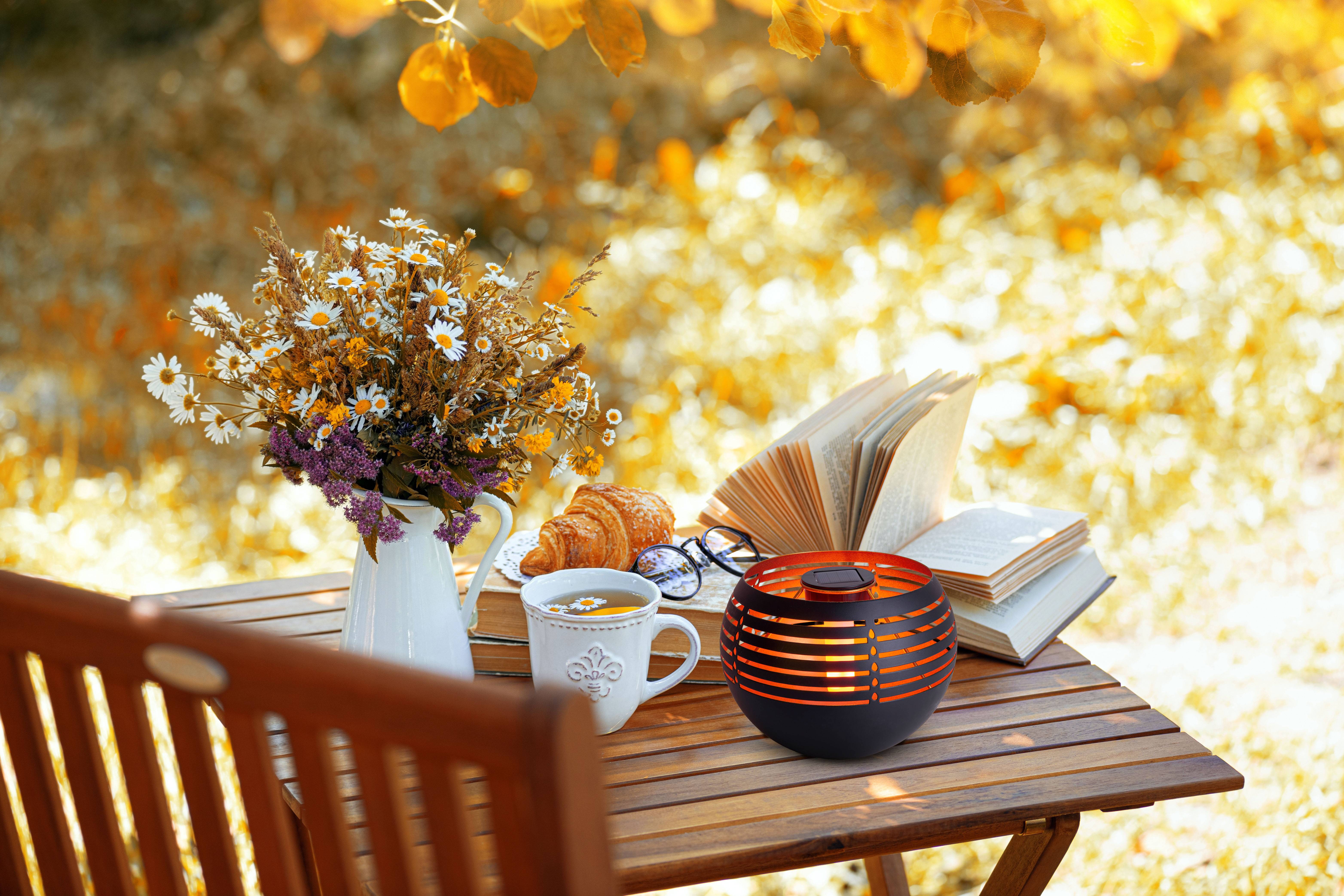 LED Deko-Solar-Tischleuchte h: 16cm