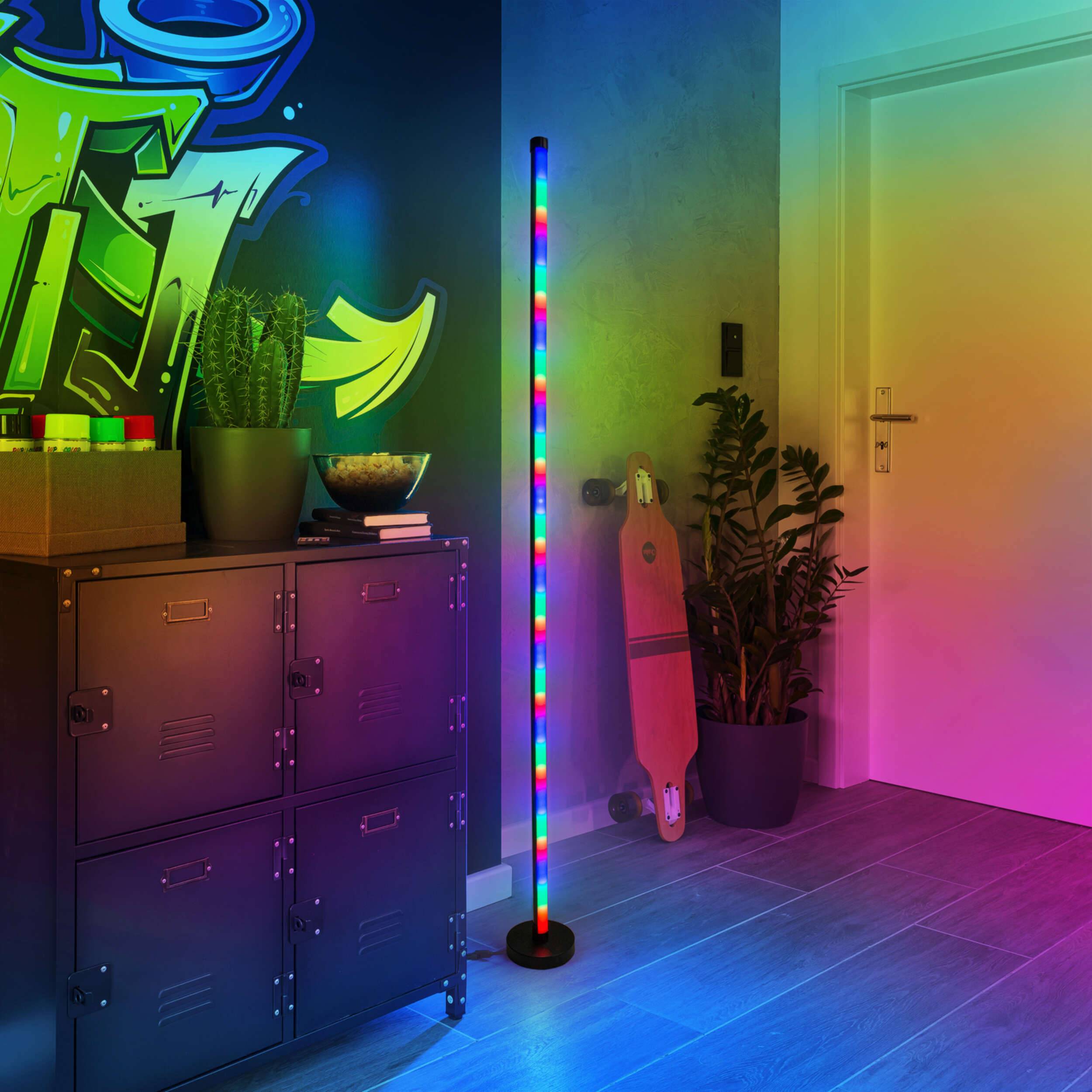 LED-Digital-Dekostehleuchte "MOTION LIGHT" h: 150cm