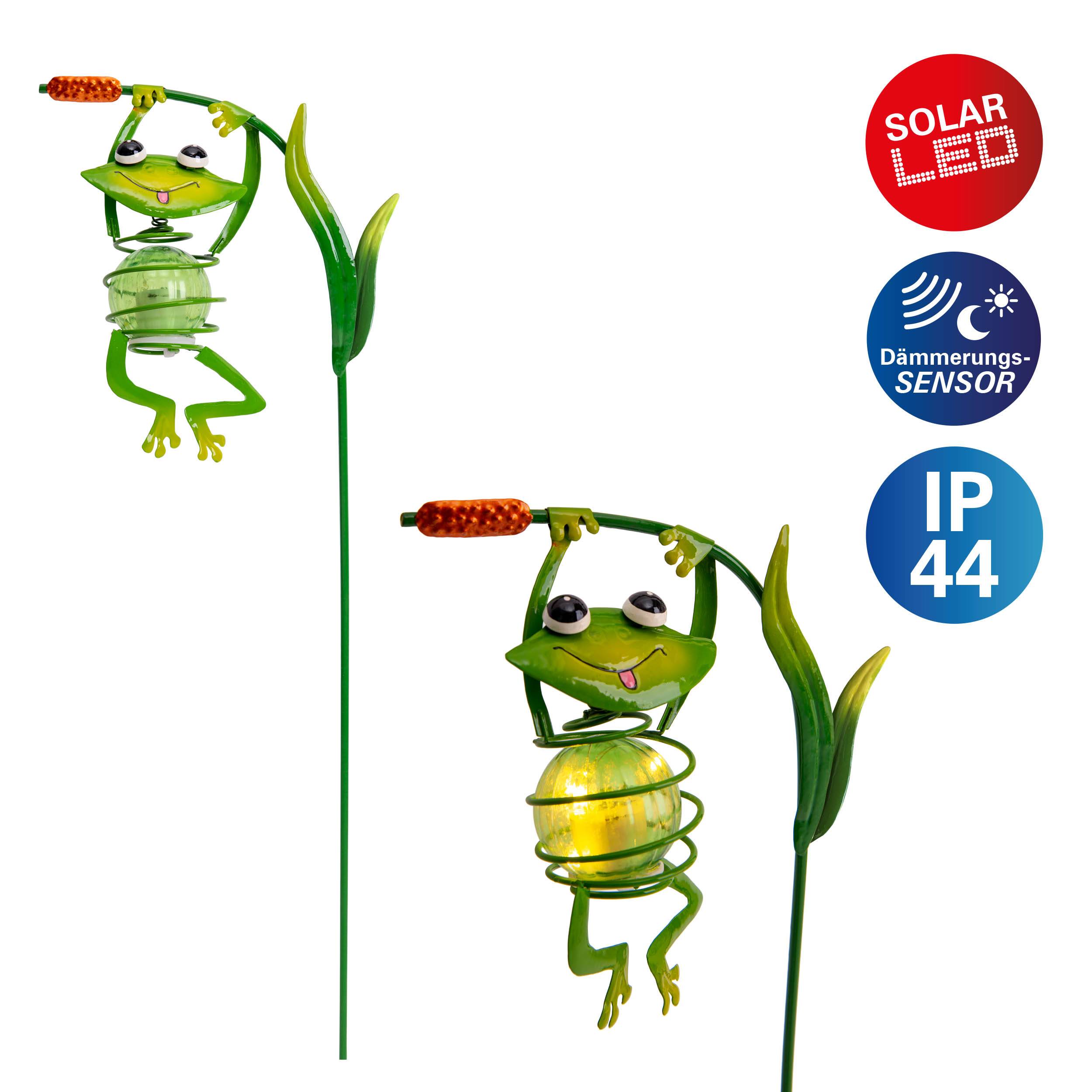 LED-Solar Erdspieß "FROSCH"