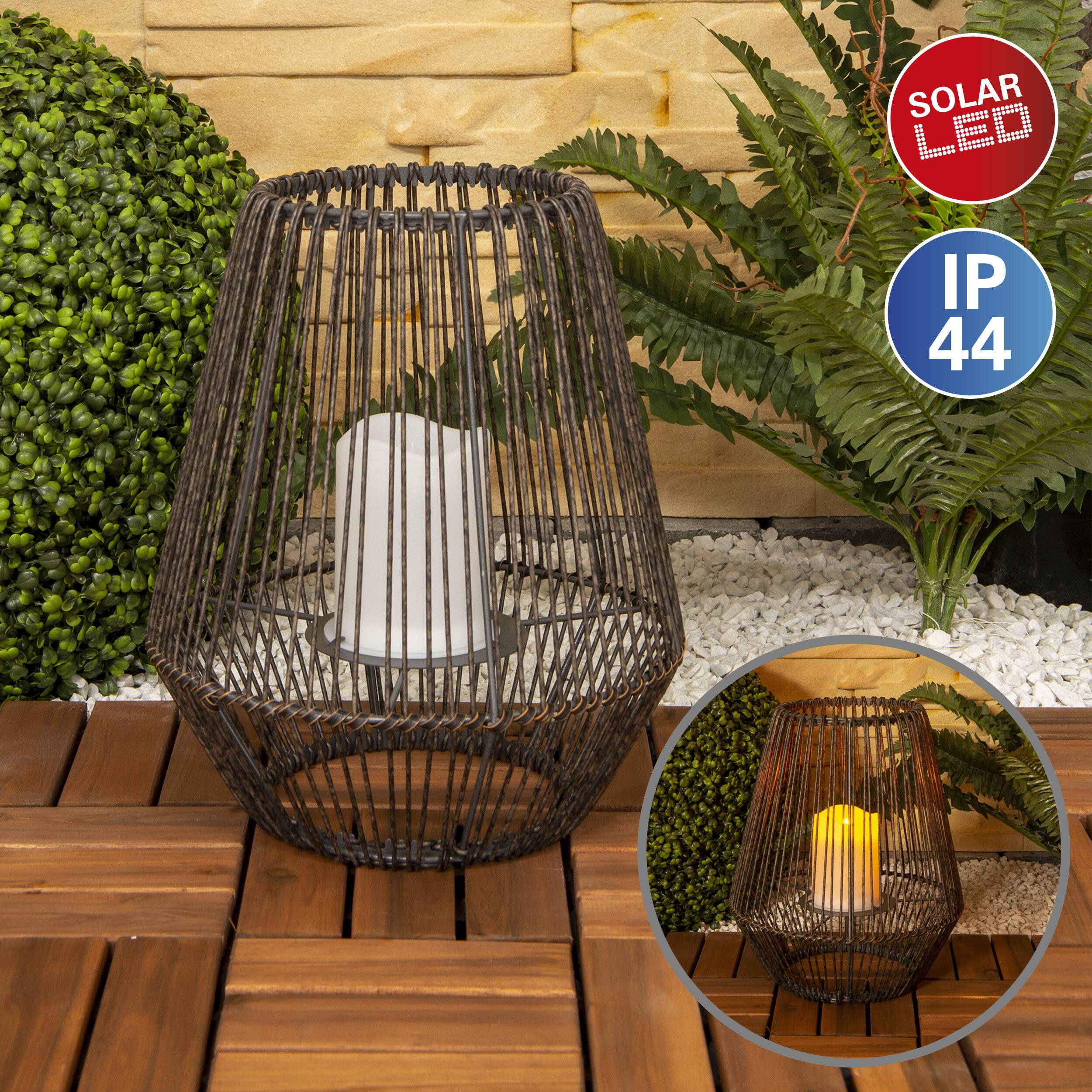 LED Solarleuchte "PLASTO" Ø: 26 cm Anzahl LED: 1