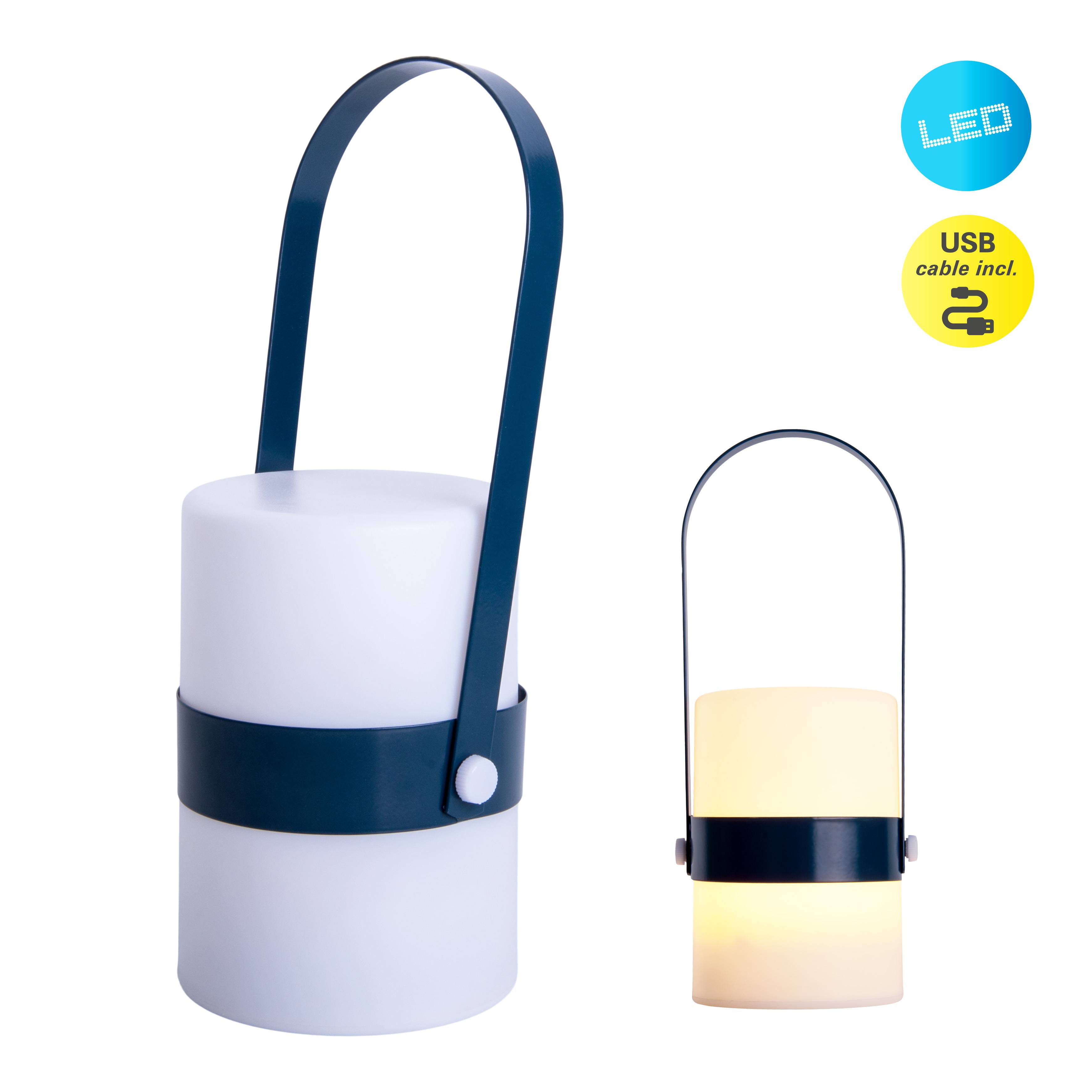 LED Dekoleuchte "NEO" blau