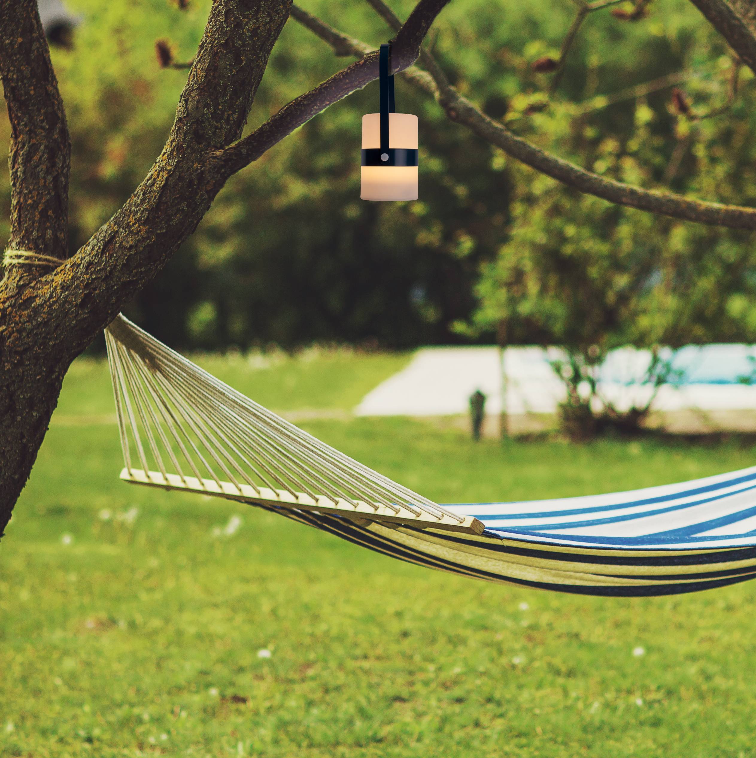 LED Dekoleuchte "NEO" blau