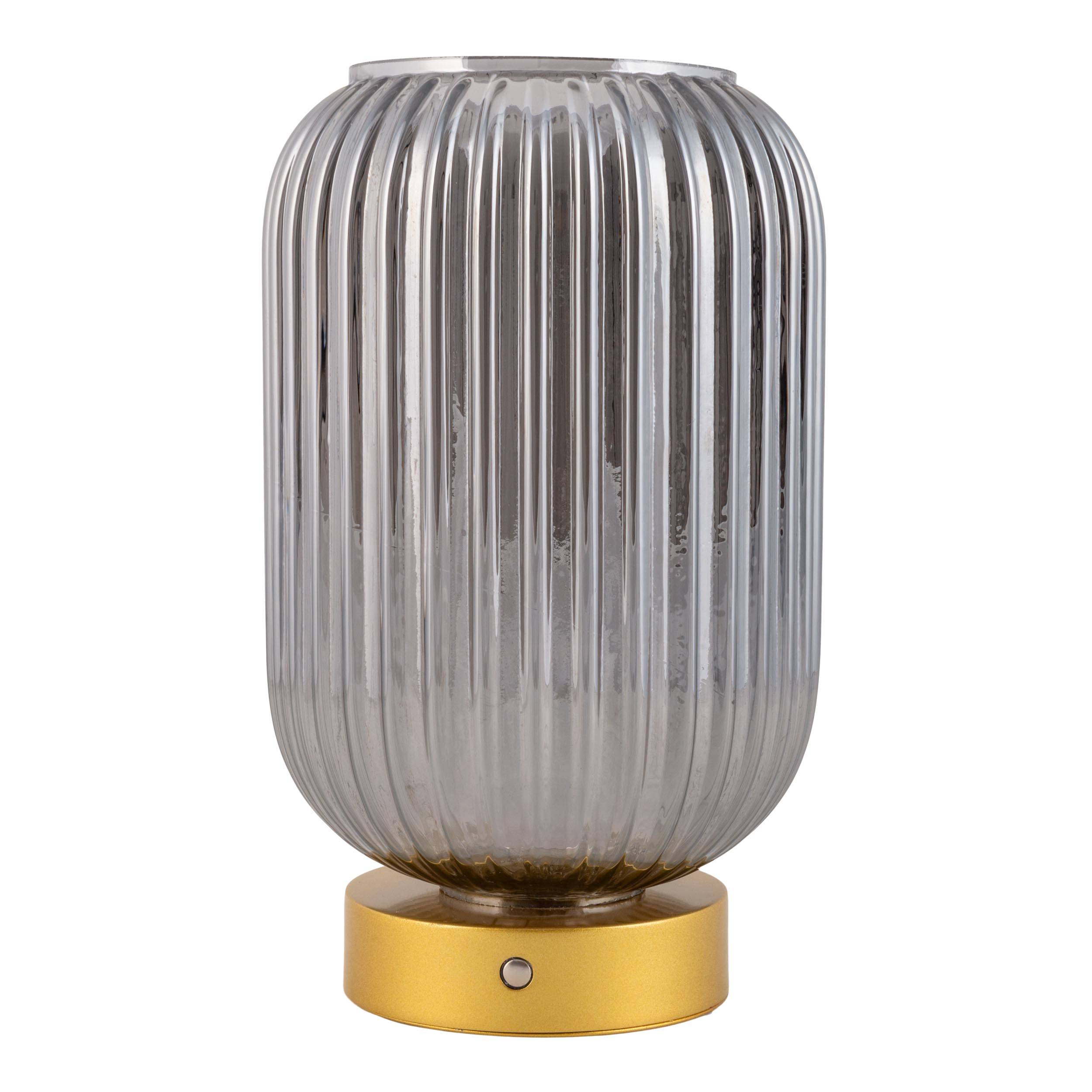 Akkutischleuchte "LUISE" gold