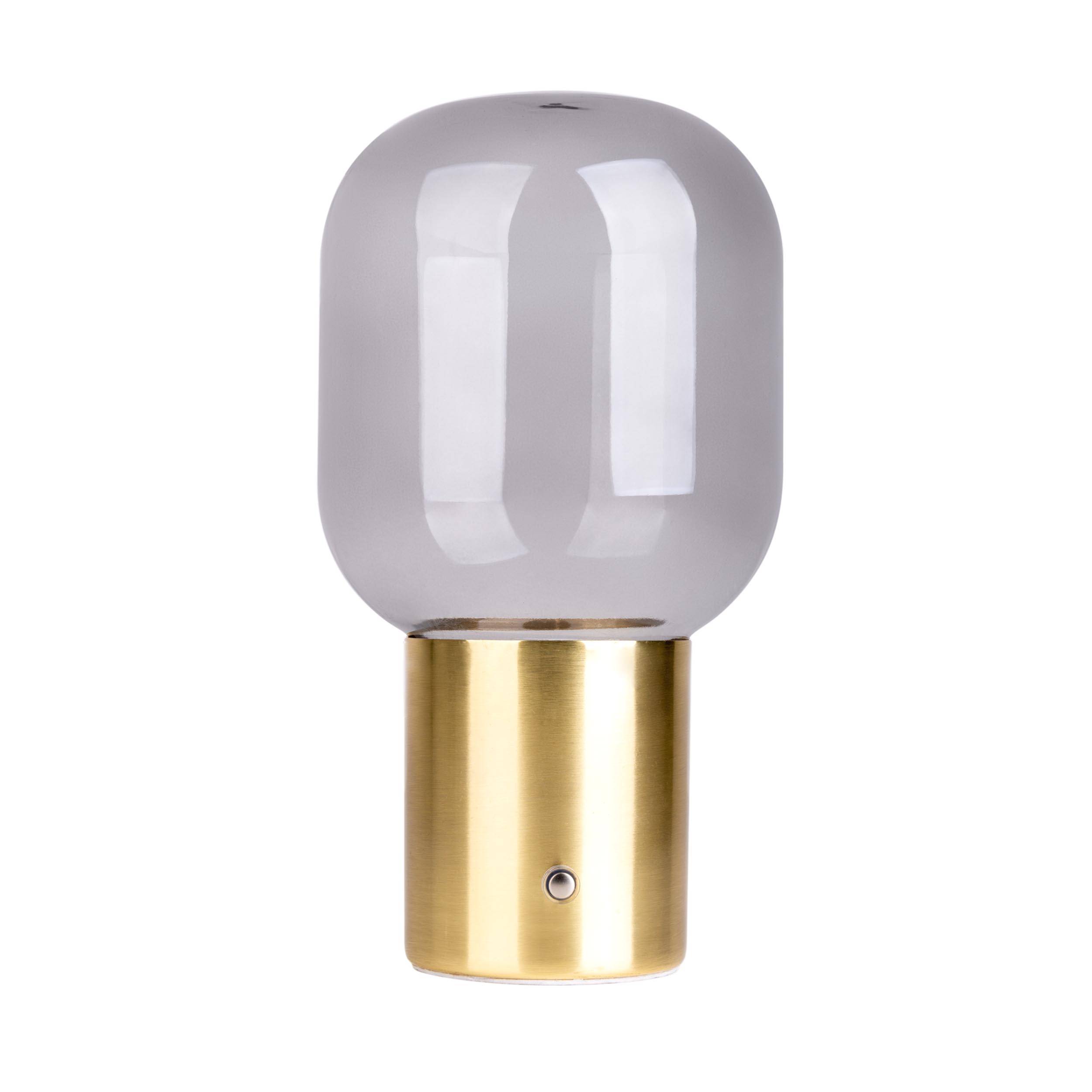 Akku-Tischleuchte "ALBERO" messing H: 25 cm