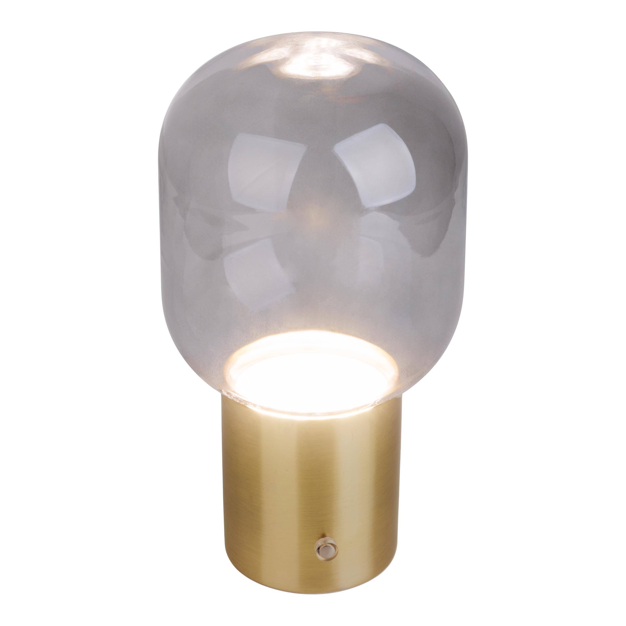 Akku-Tischleuchte "ALBERO" messing H: 25 cm