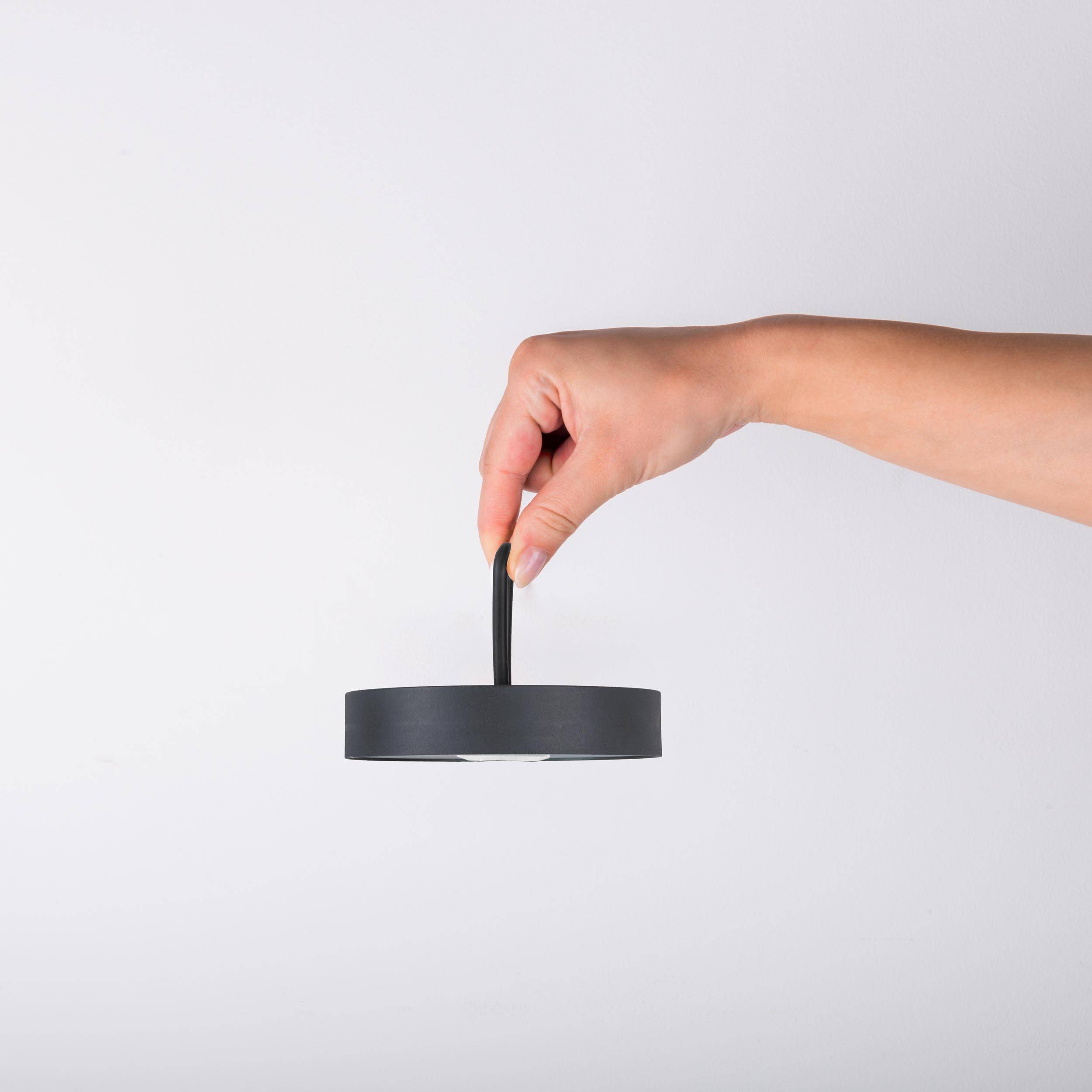 LED-Akku-Tischleuchte Magnetisch "ELLA" schwarz