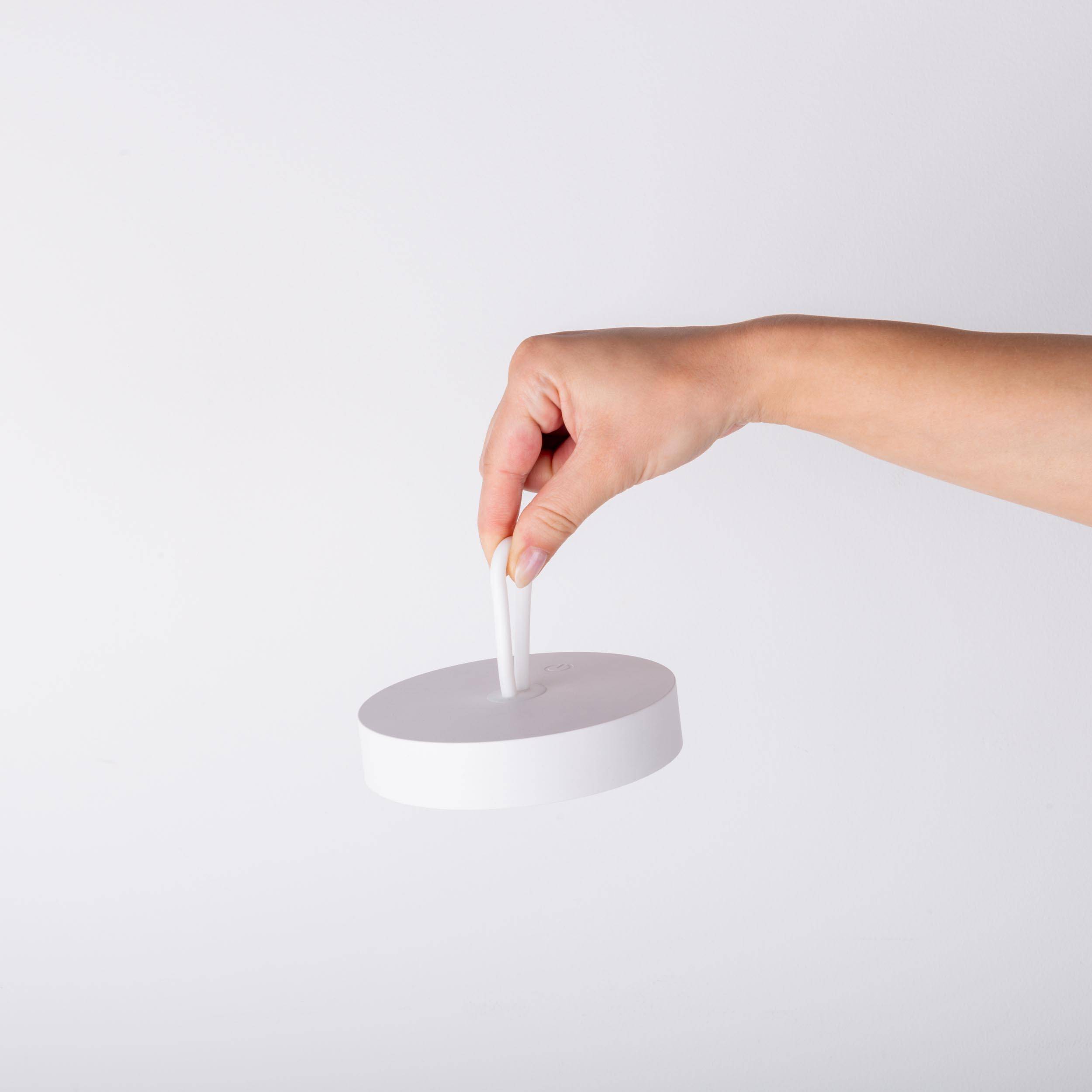 LED-Akku-Tischleuchte Magnetisch "ELLA" weiß