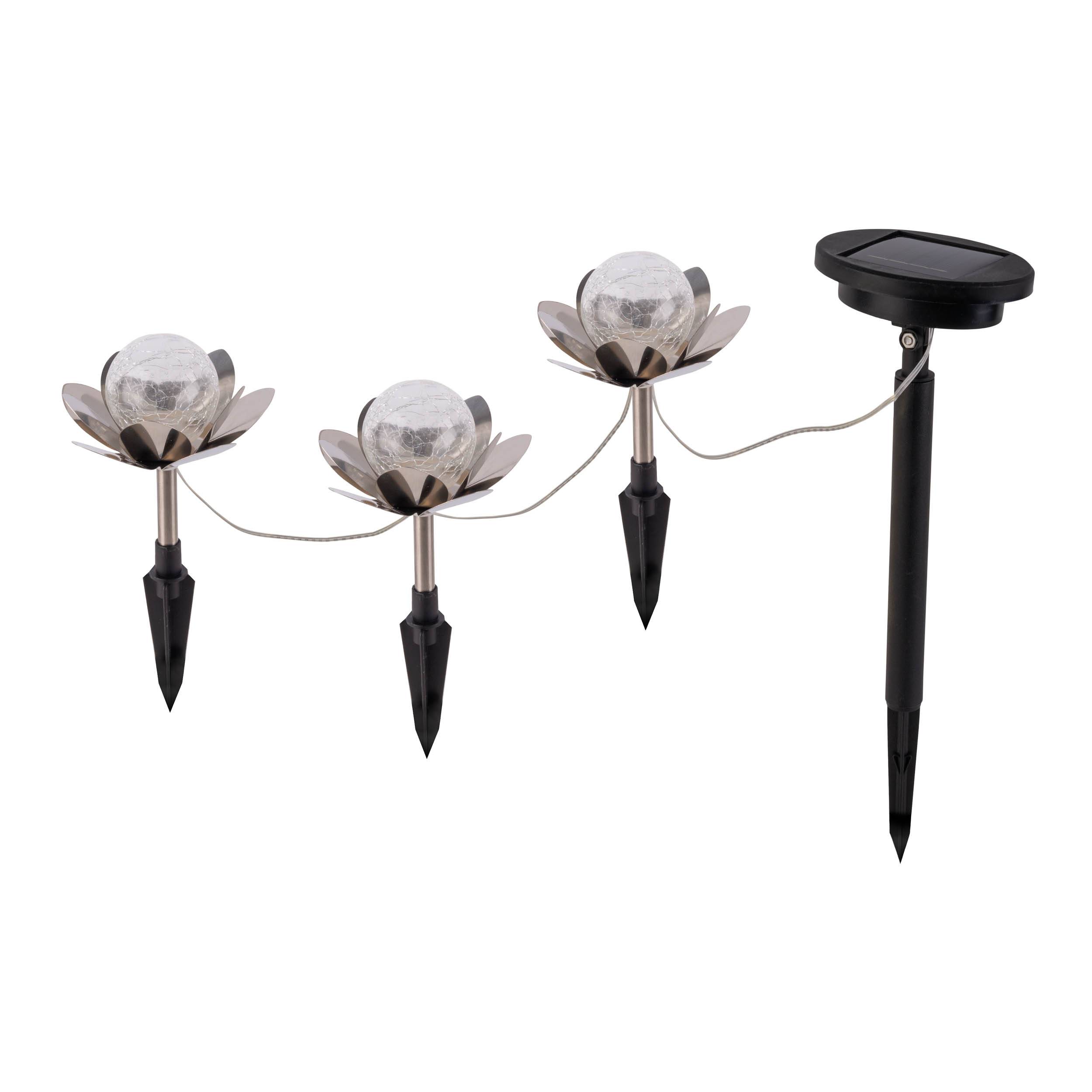 Solar- /Dekoerdspieß 3er Set "LULE"