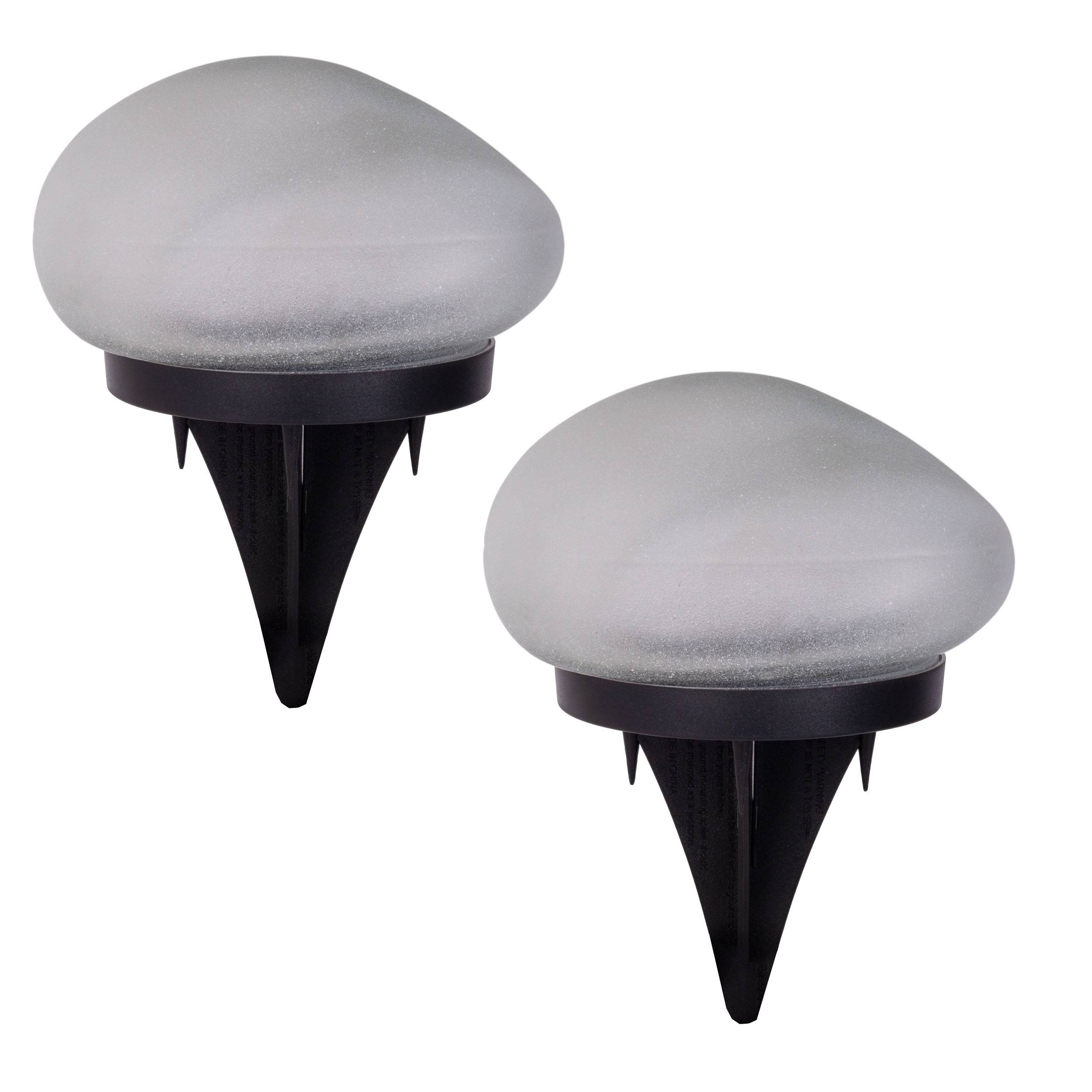 2er-Set Solar-/Dekoerdspieß "GURI"