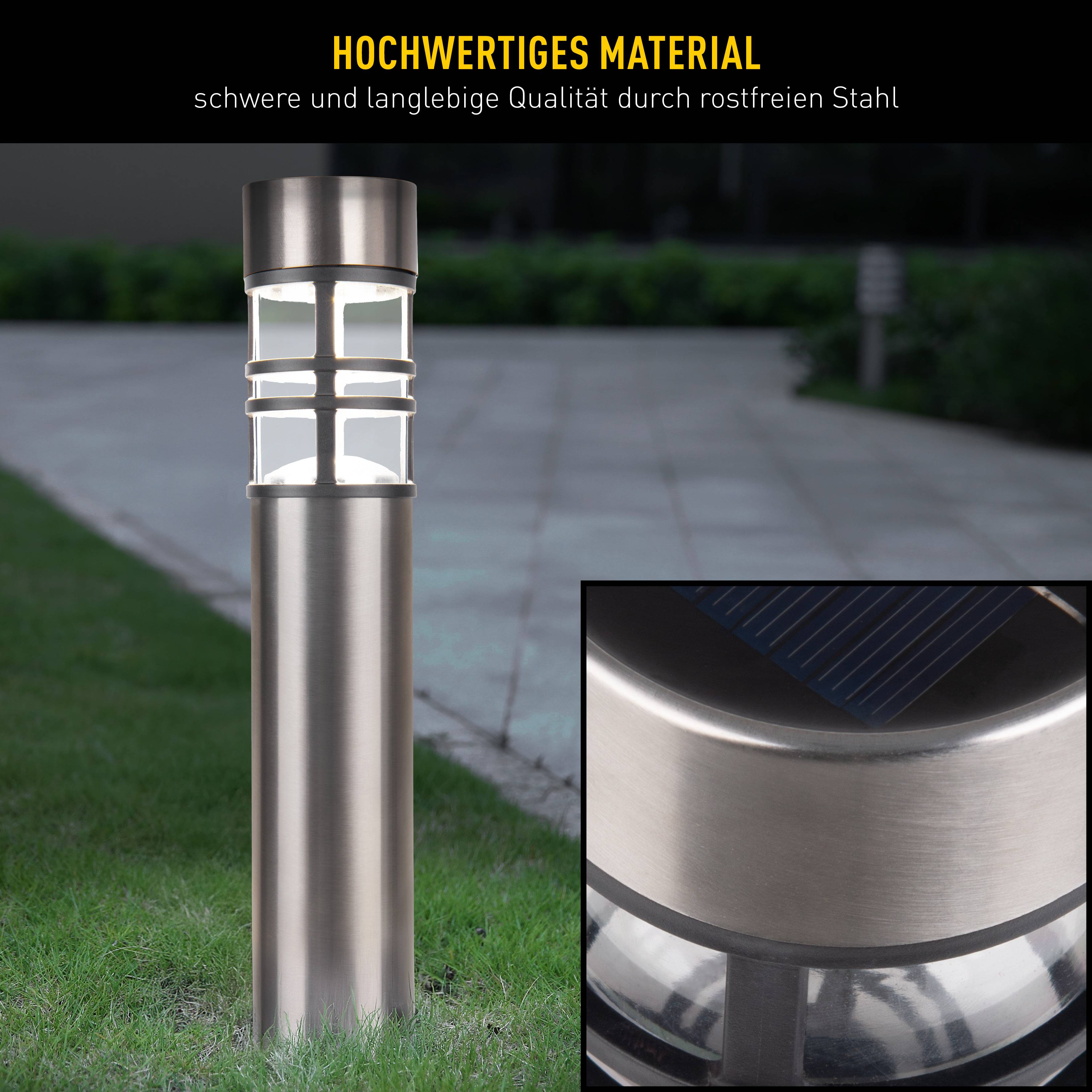 3er-Set Solar- /Dekoerdspieß "BOBBY"