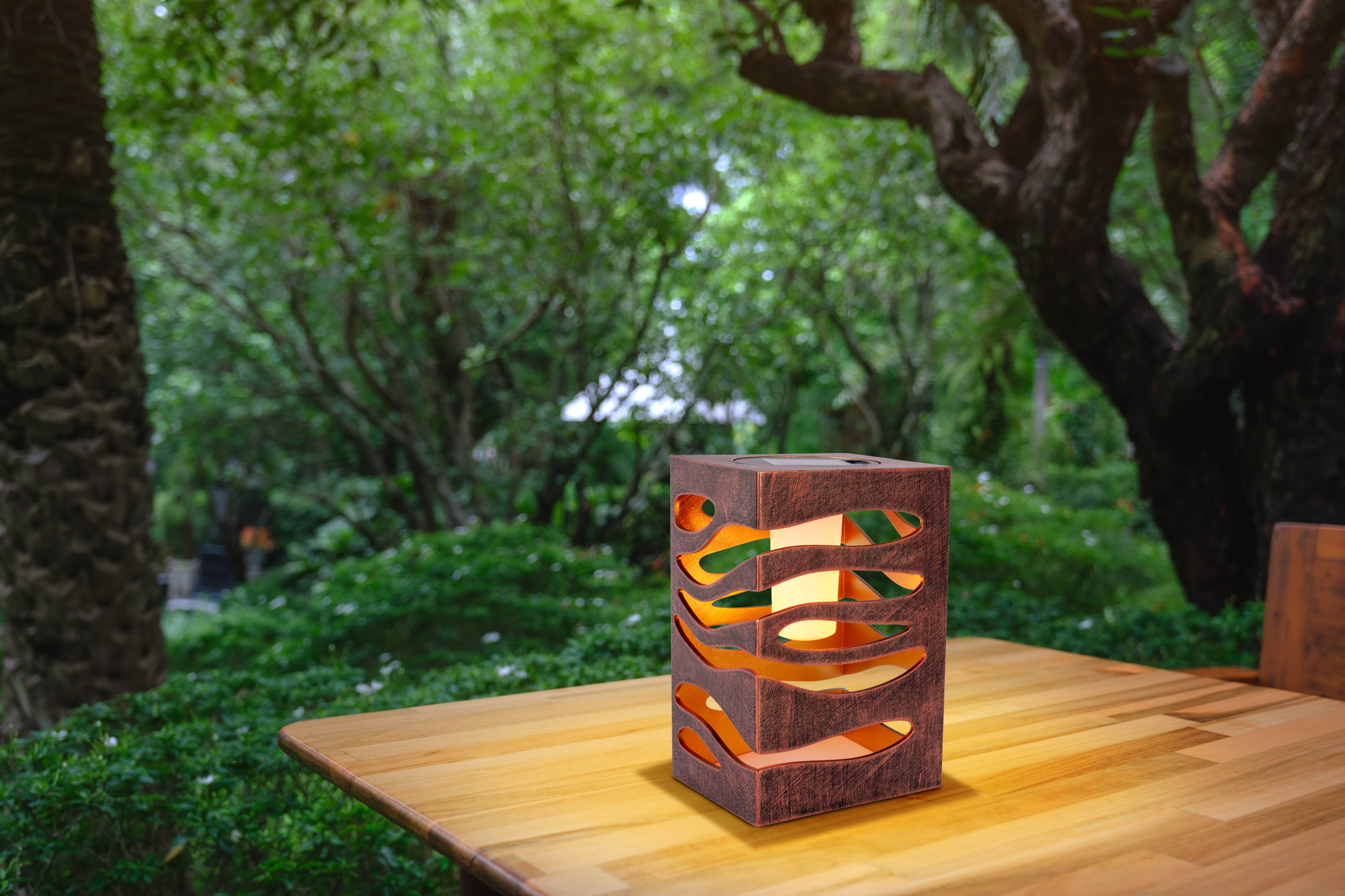 LED Deko/Solarleuchte "HILDA" gold