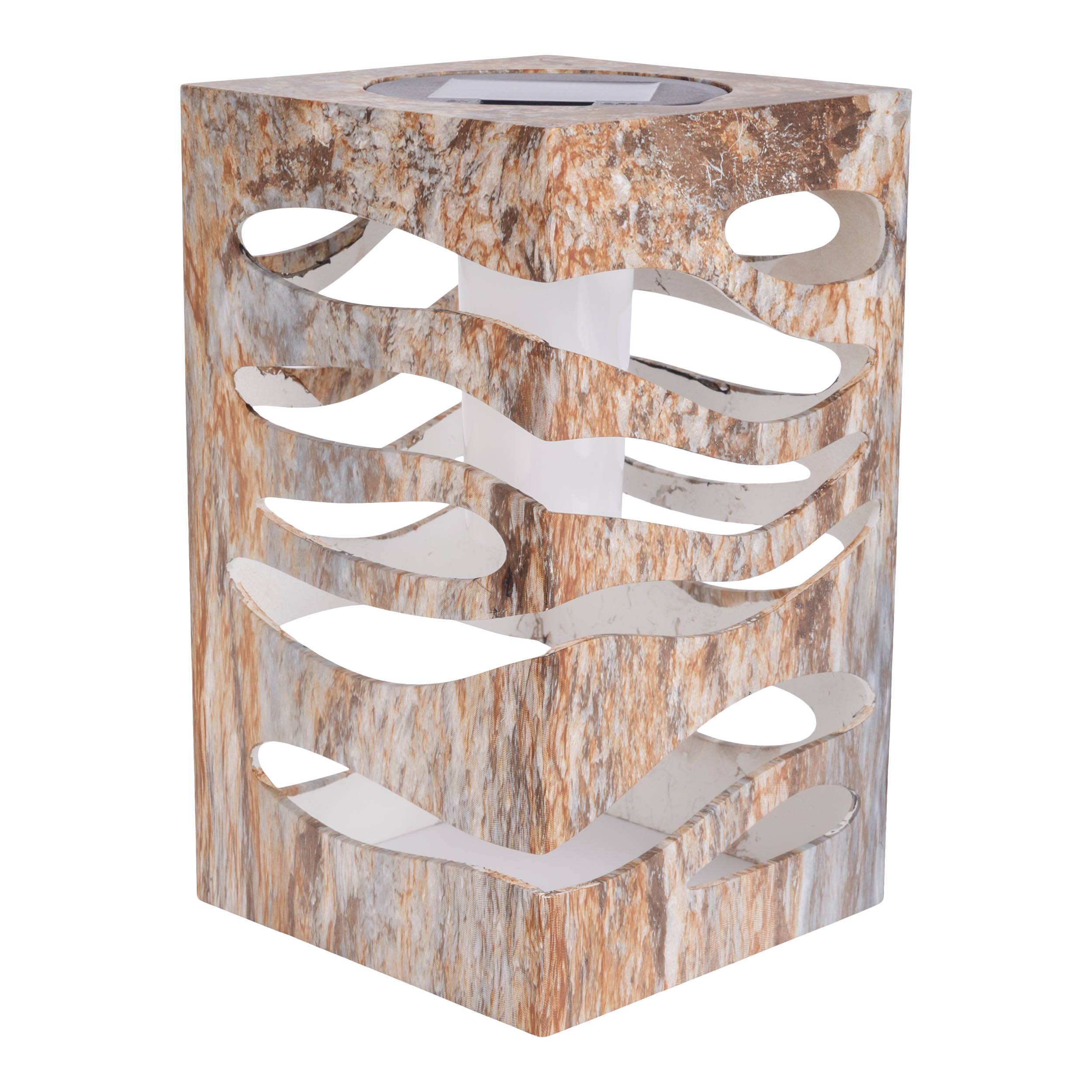 LED Deko/Solarleuchte "HILDA" silber