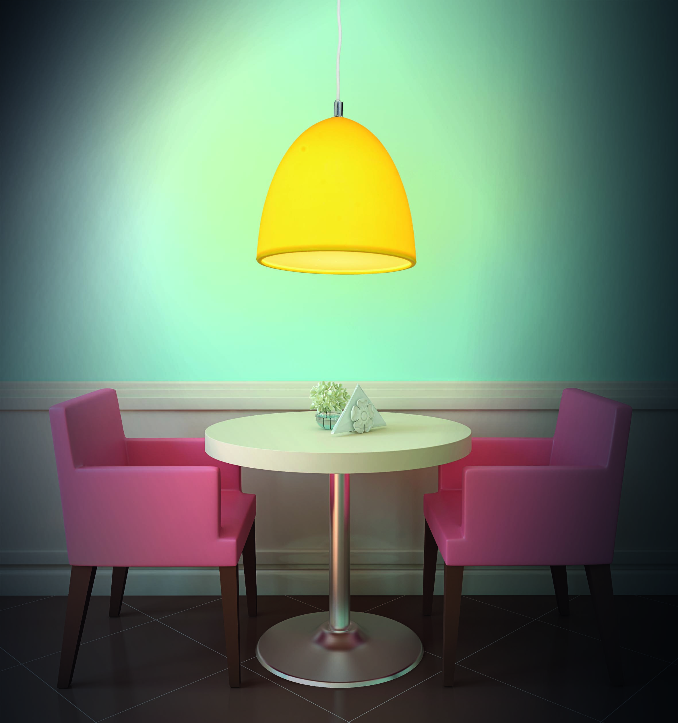 Silikon Pendelleuchte "CATINUS" Ø:25cm