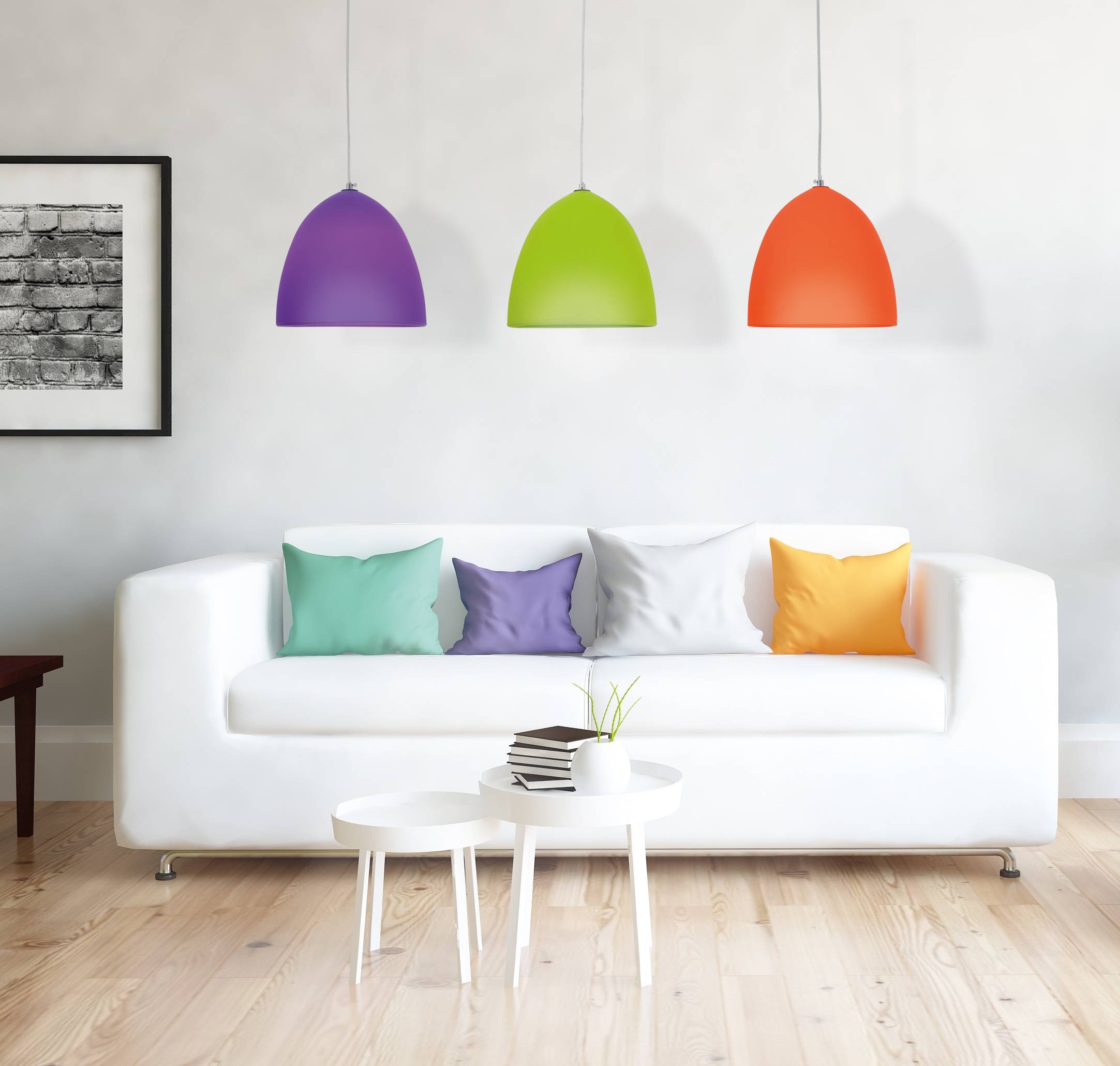 Silikon Pendelleuchte "CATINUS" d:25cm