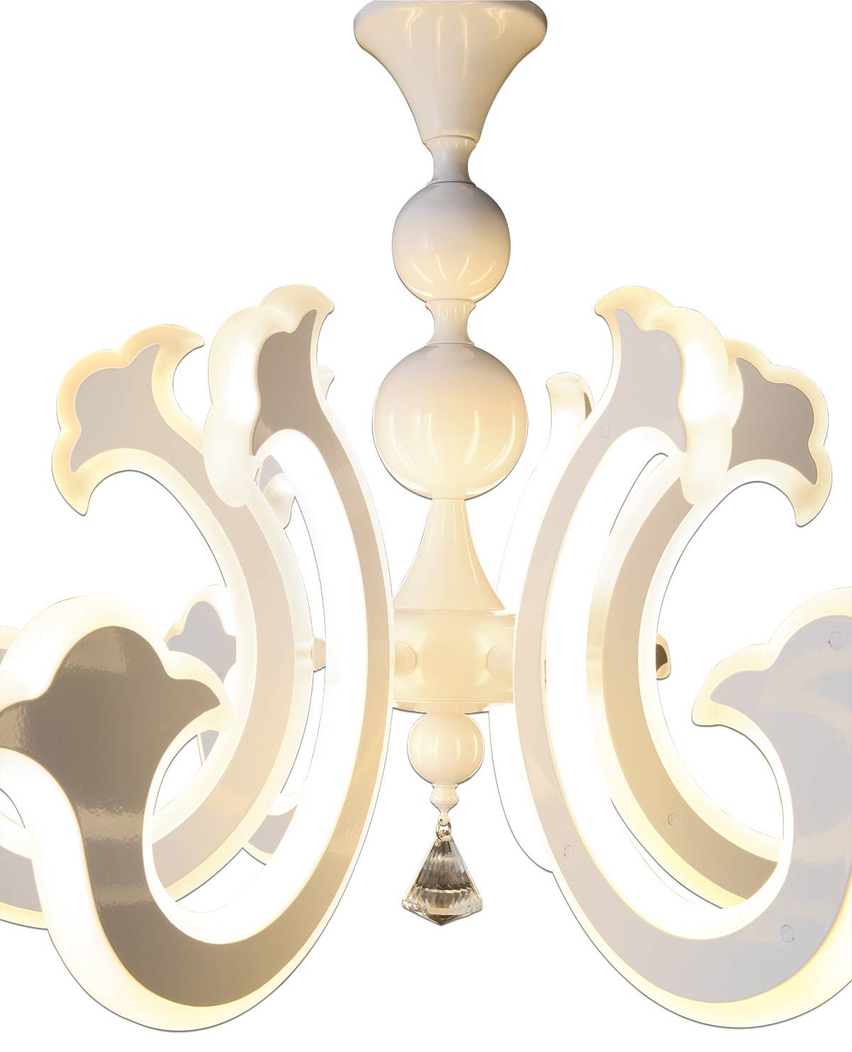 LED-Krone weiß d: 66cm "LUDWIG"