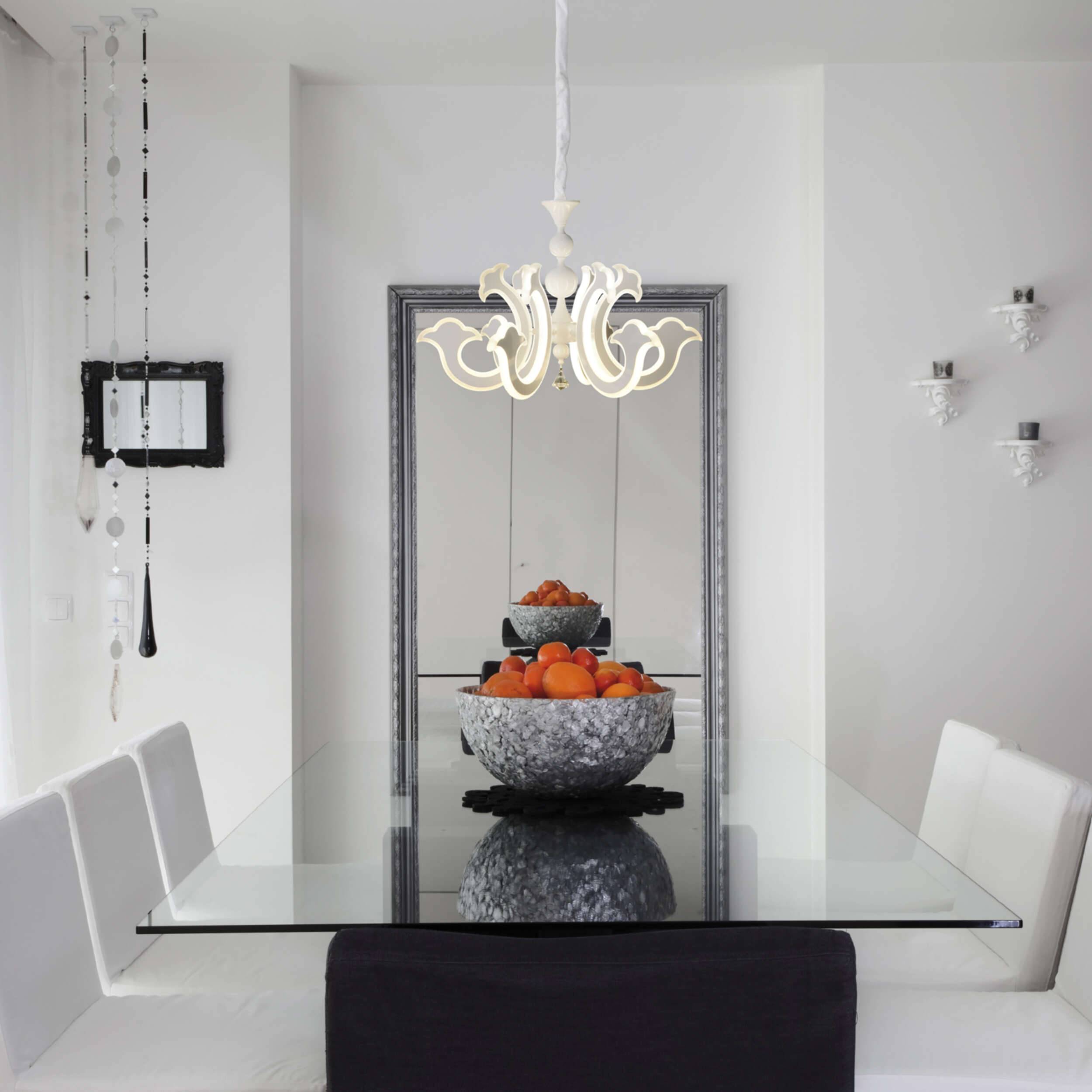 LED-Krone weiß d: 66cm "LUDWIG"