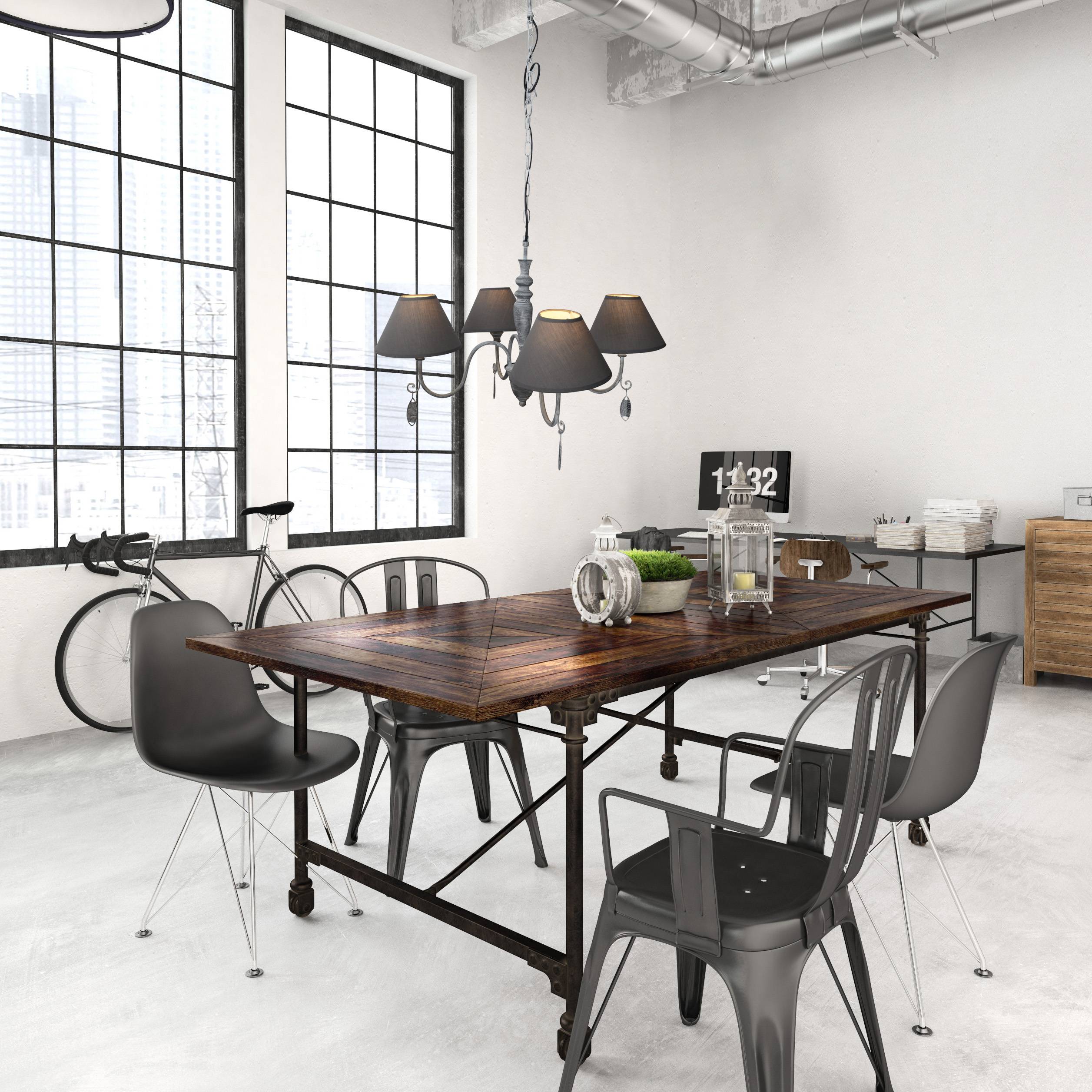 Deko-Krone schwarz Ø: 55cm "CASTELLUM"