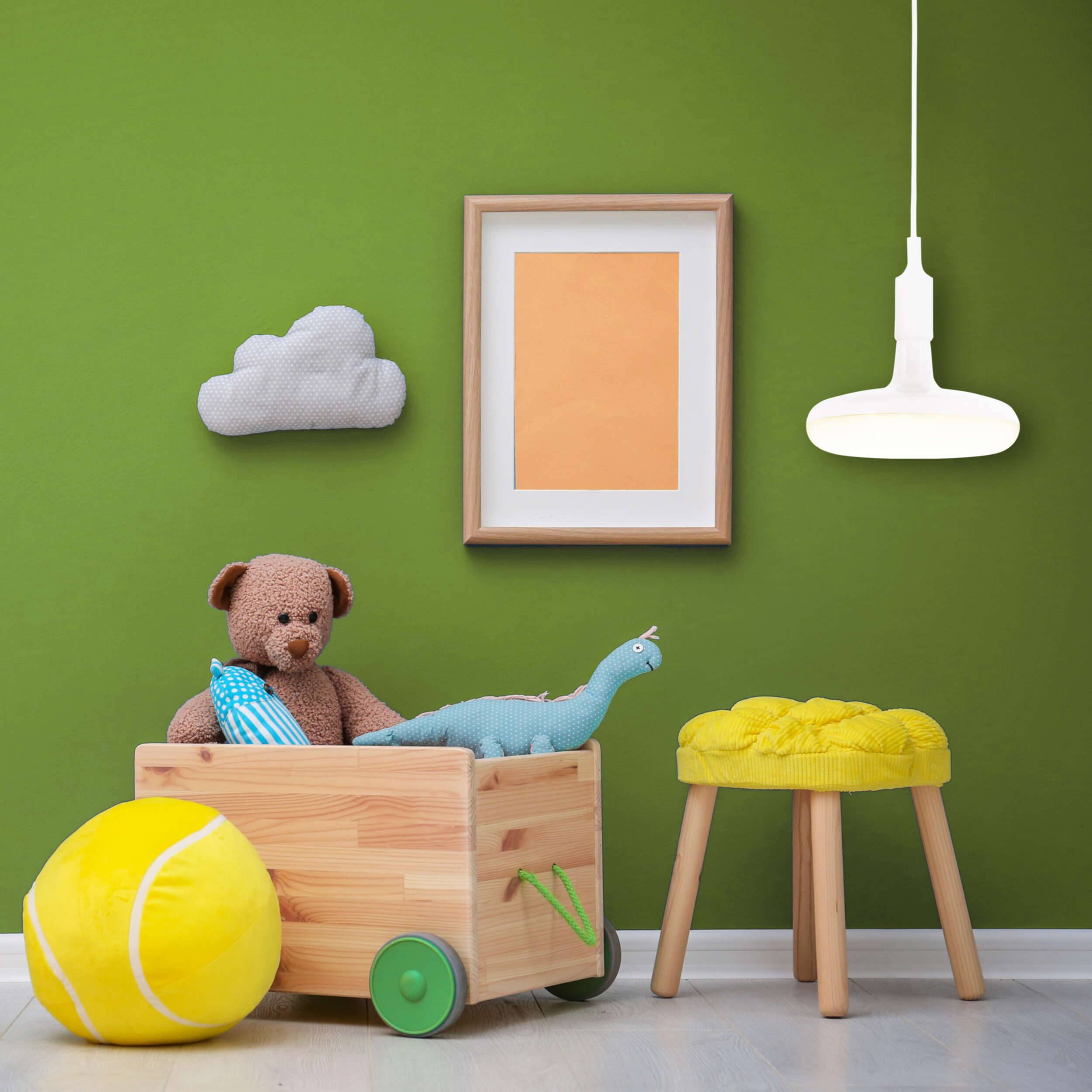 Pendel "UFO" inkl. E27 / weiß