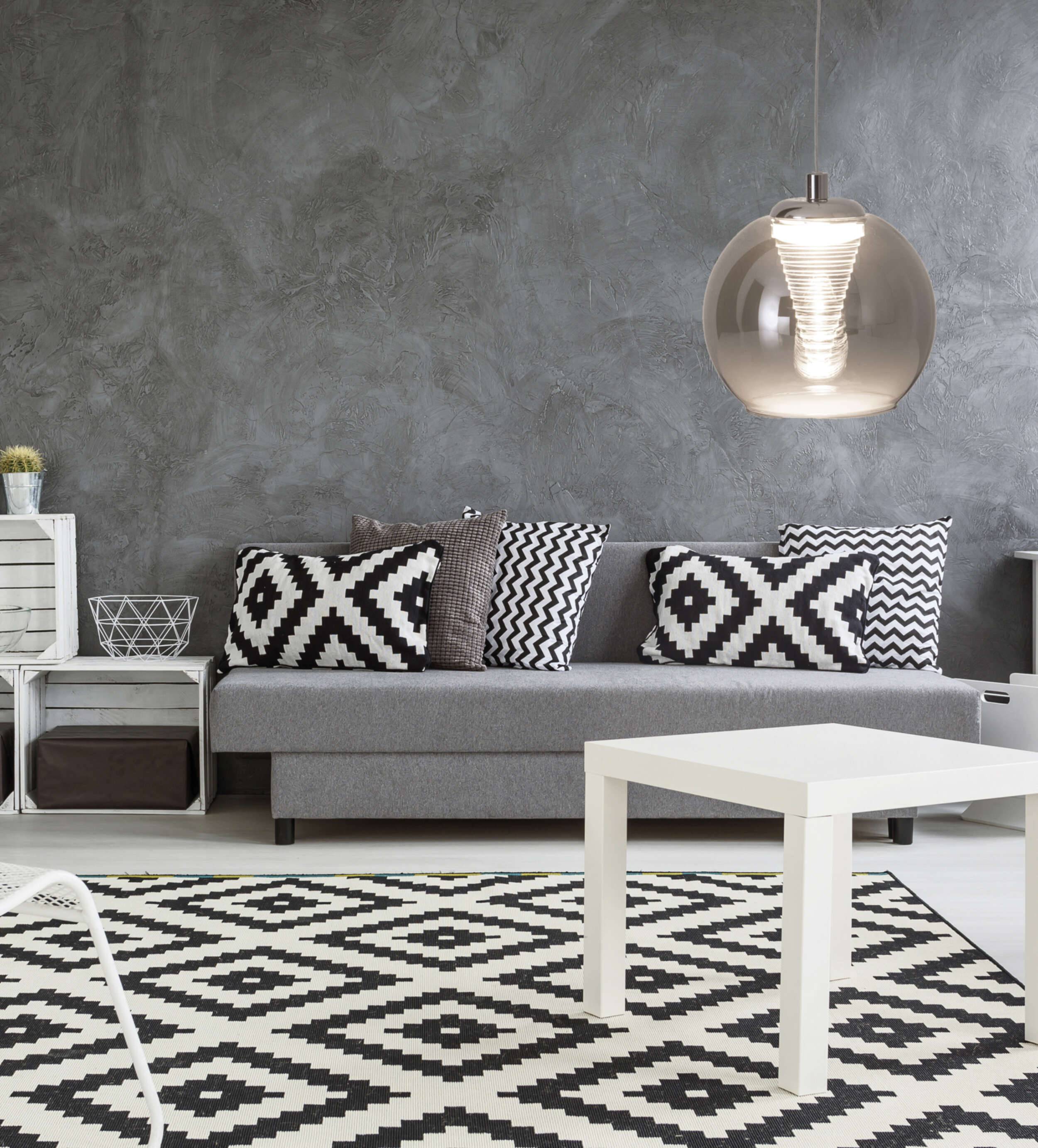 LED Pendelleuchte anthrazit "VASO"