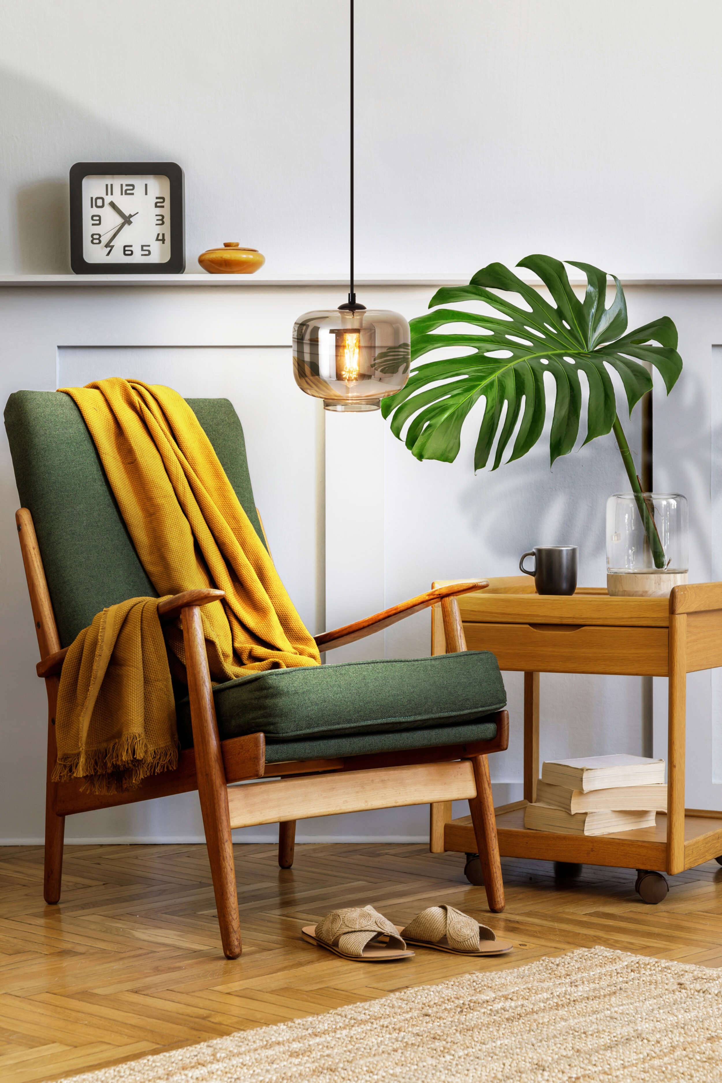 Pendelleuchte "VASO" anthrazit