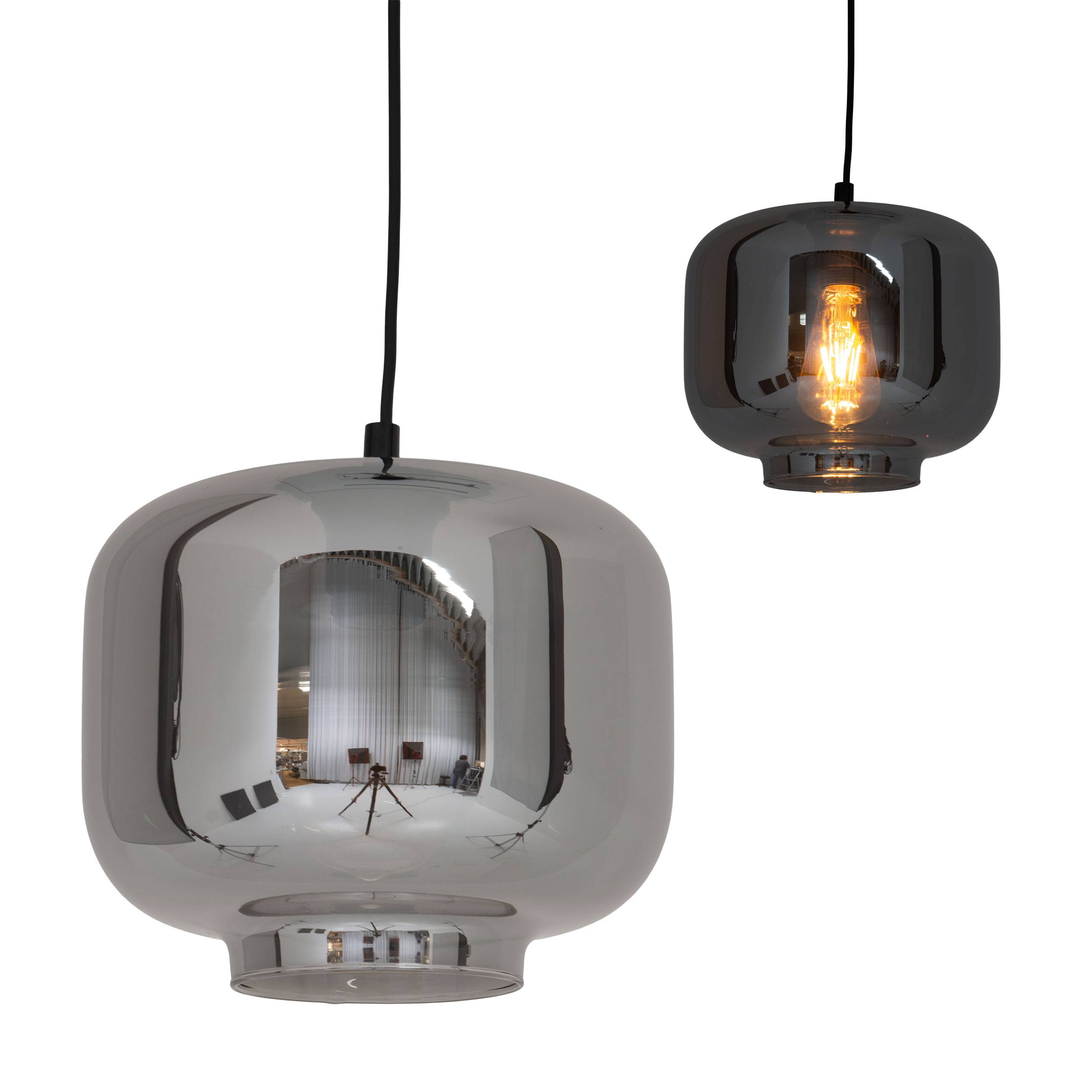 Pendelleuchte "VASO" anthrazit