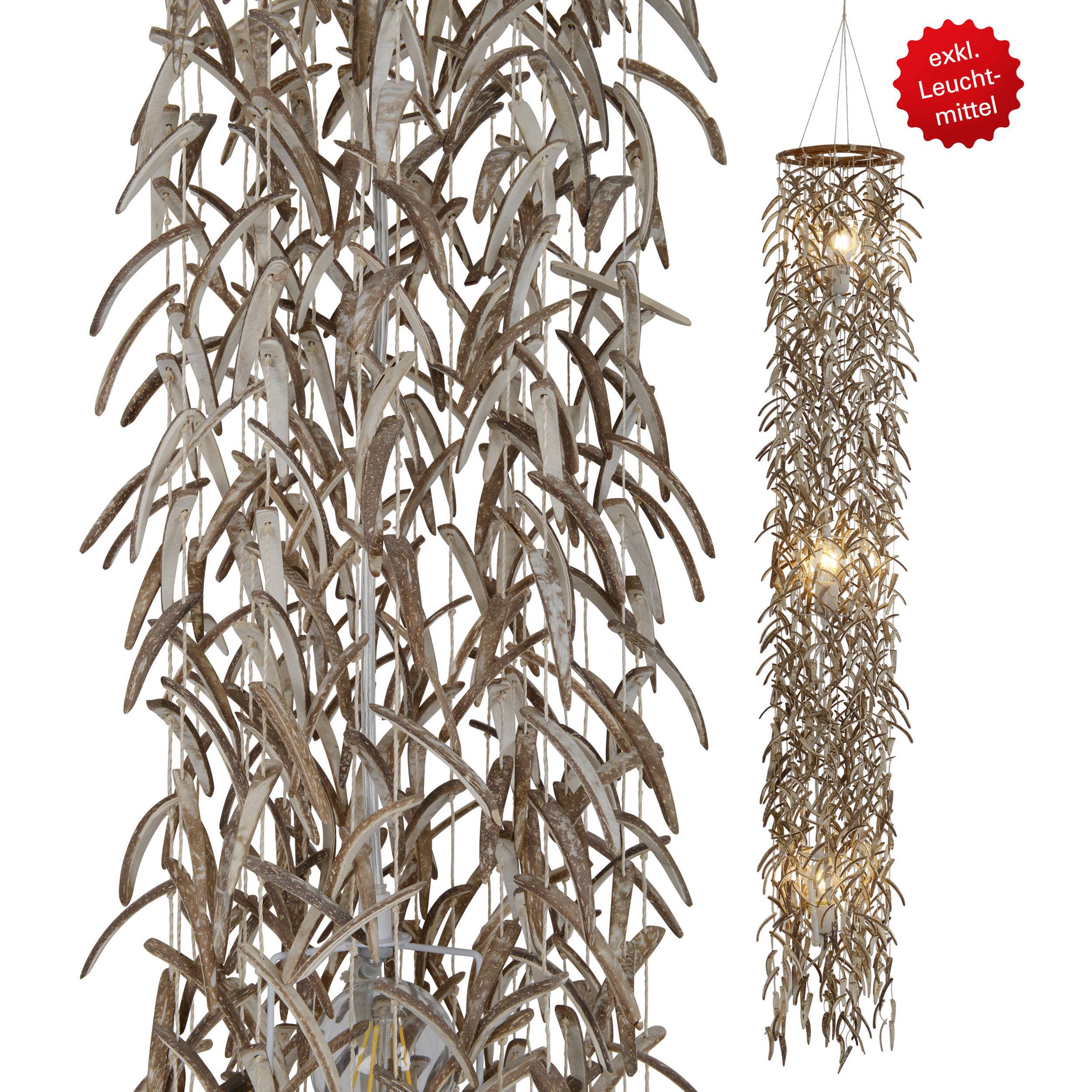 Pendelleuchte "KOKOS" h: 180cm