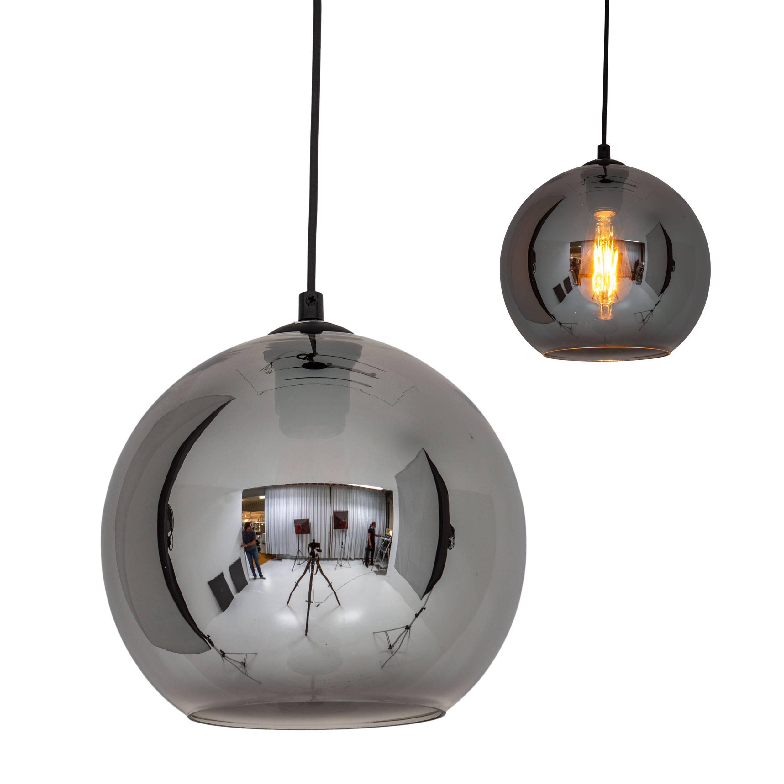 Pendelleuchte "VASO" D:25cm schwarz