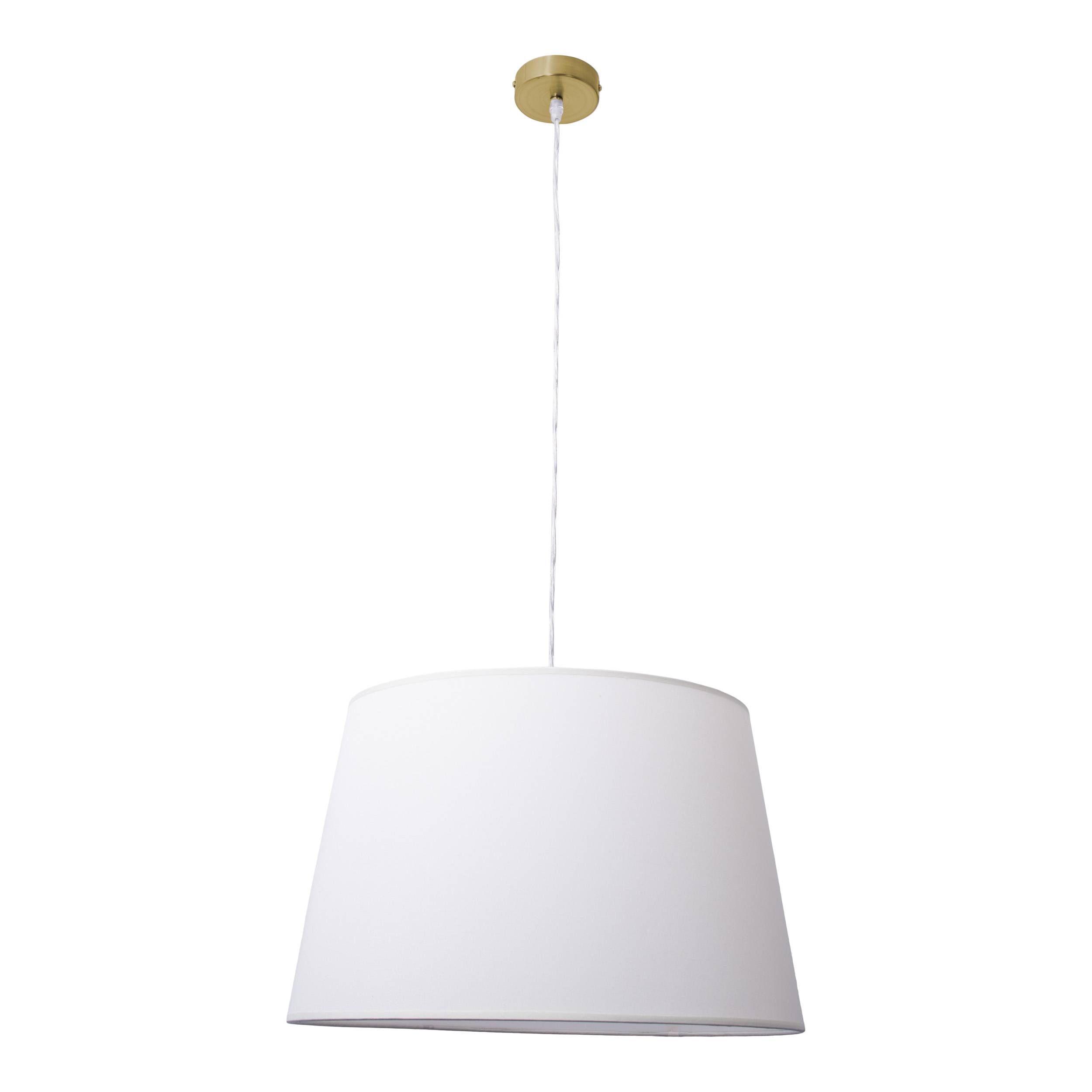 Pendelleuchte "BOLOGNA" beige/messing