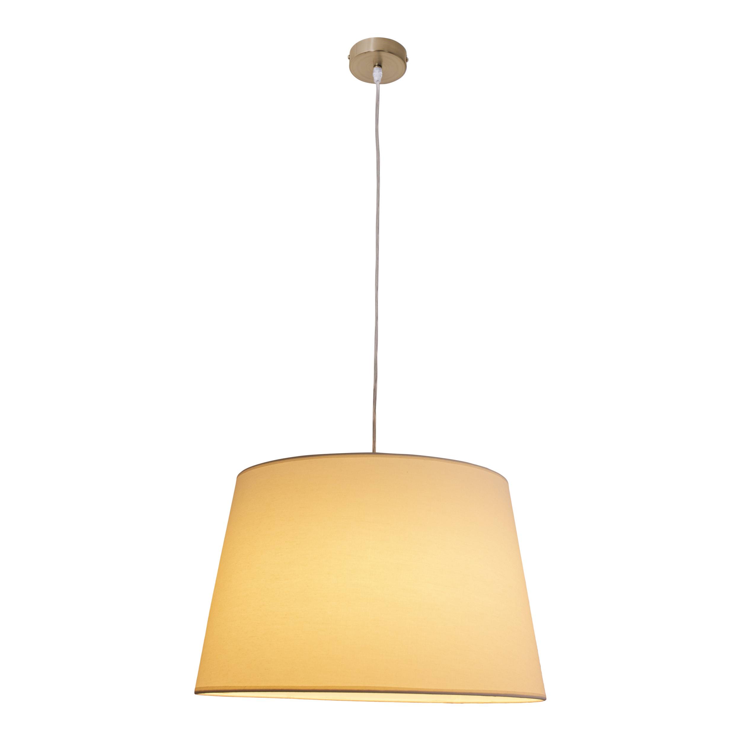 Pendelleuchte "BOLOGNA" beige/messing