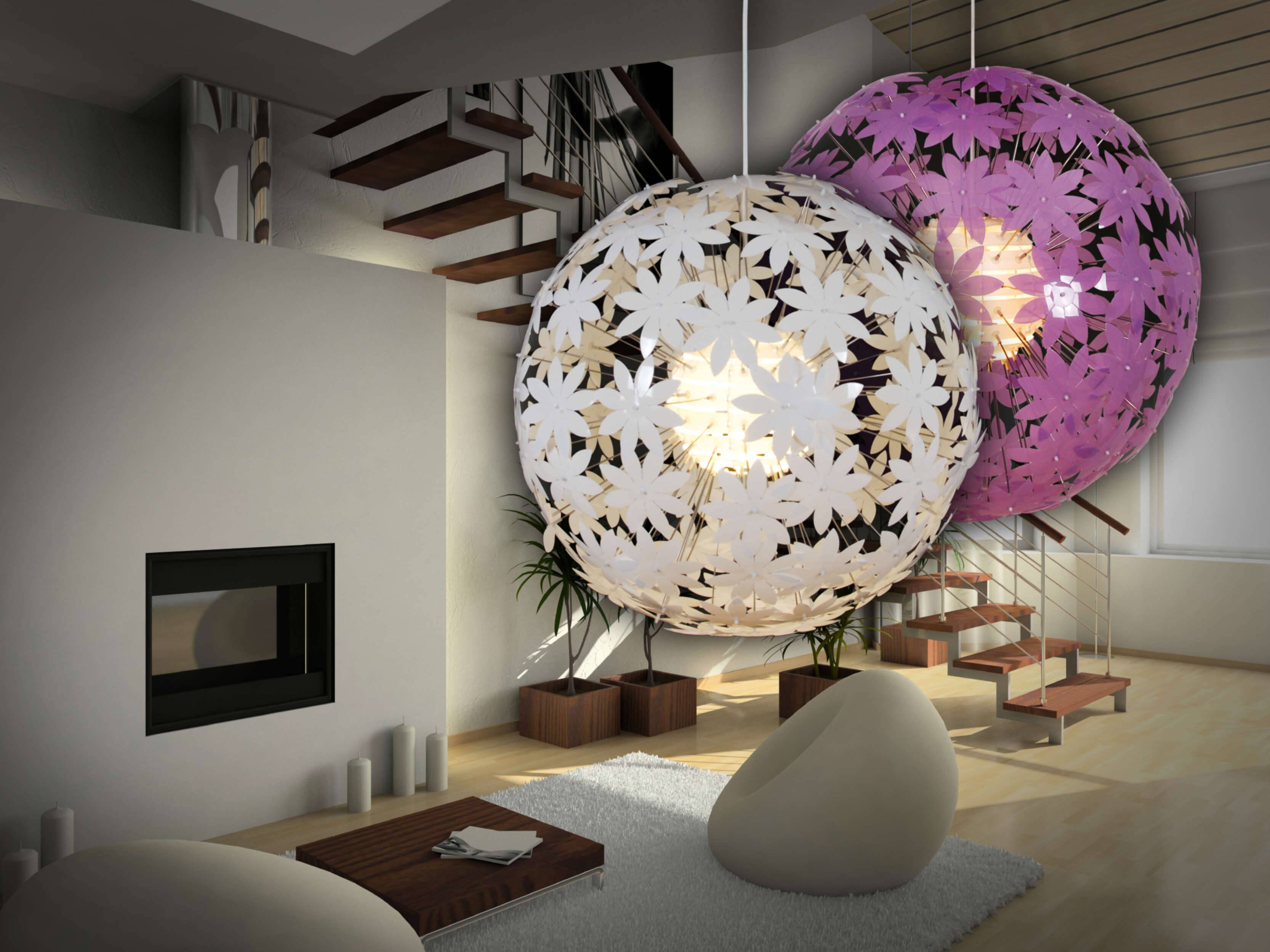 Pendelleuchte "FLOWERY MEADOW"