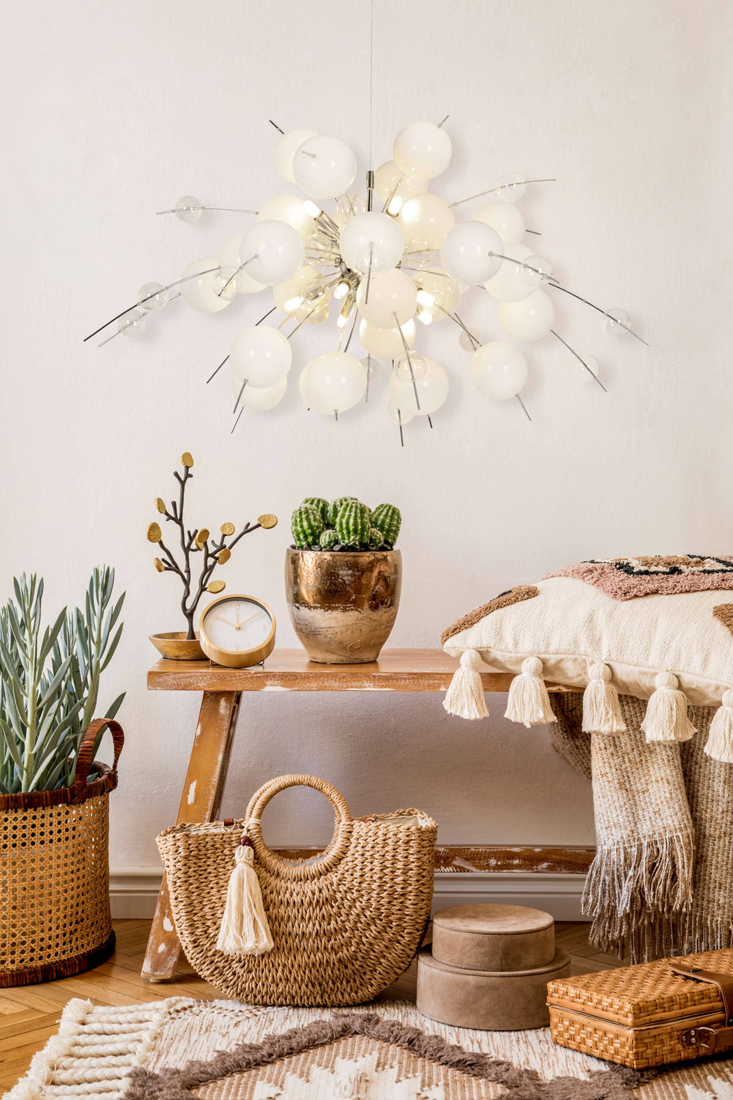 Pendelleuchte "EXPLOSION" weiß